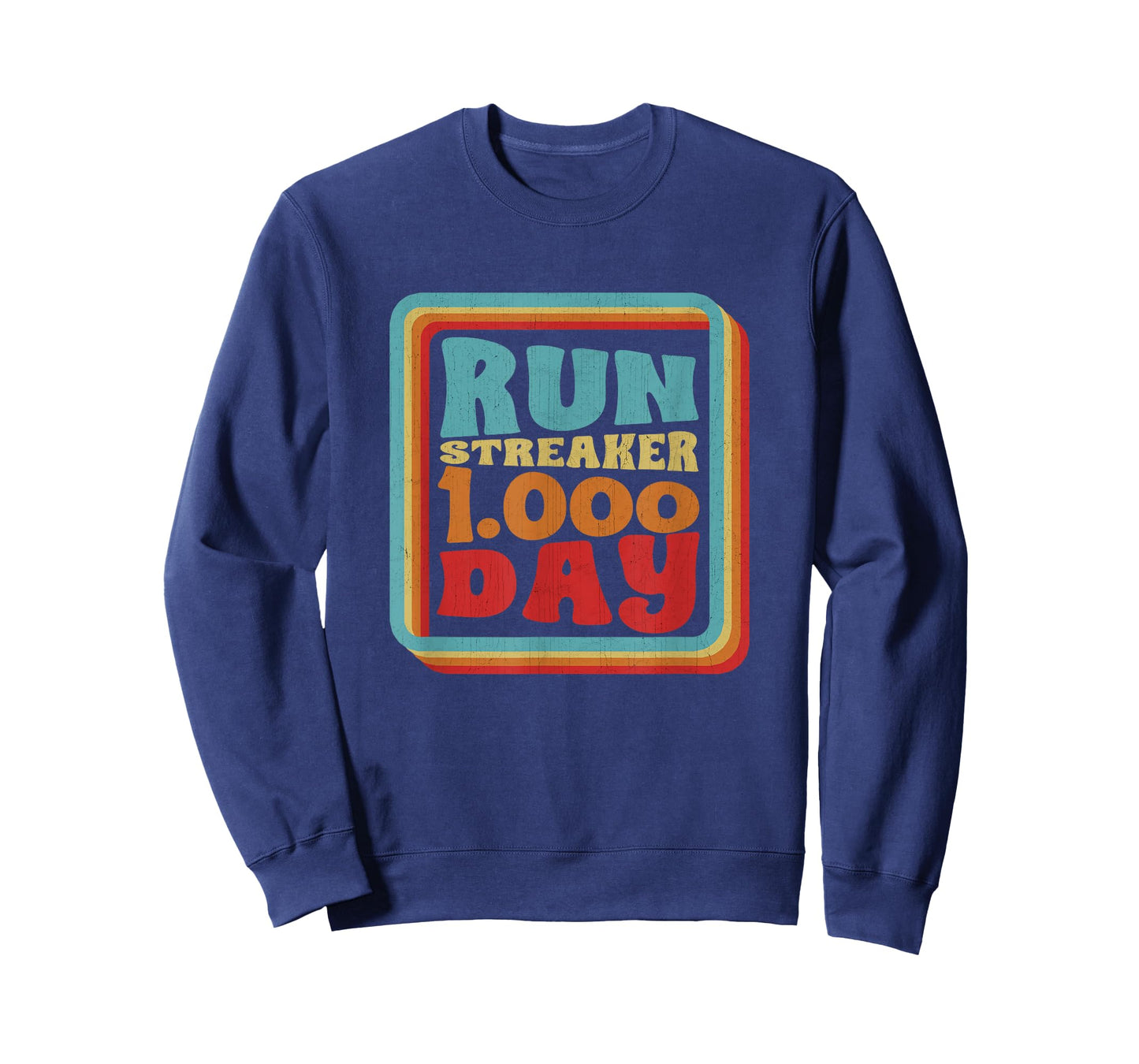 Run Streak Streaker 1000 Days Of Running Comma Day Runner T-Shirt