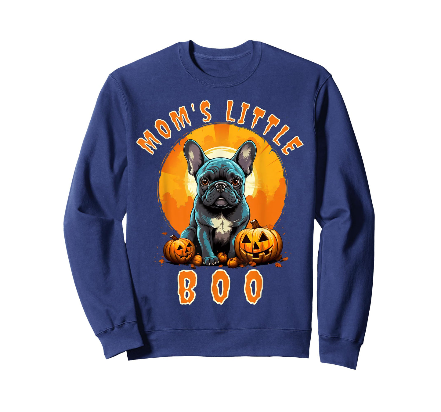 Mom's Little Boo French Bulldog Halloween Frenchie T-Shirt