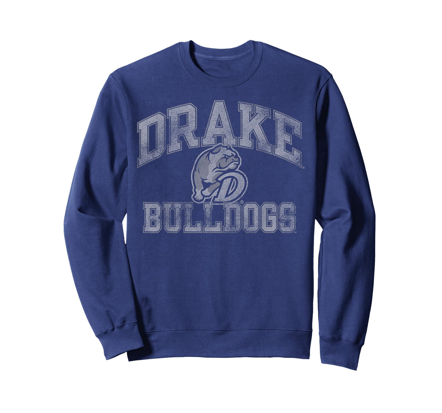 Drake Bulldogs Vintage Worn Royal Officially Licensed T-Shirt