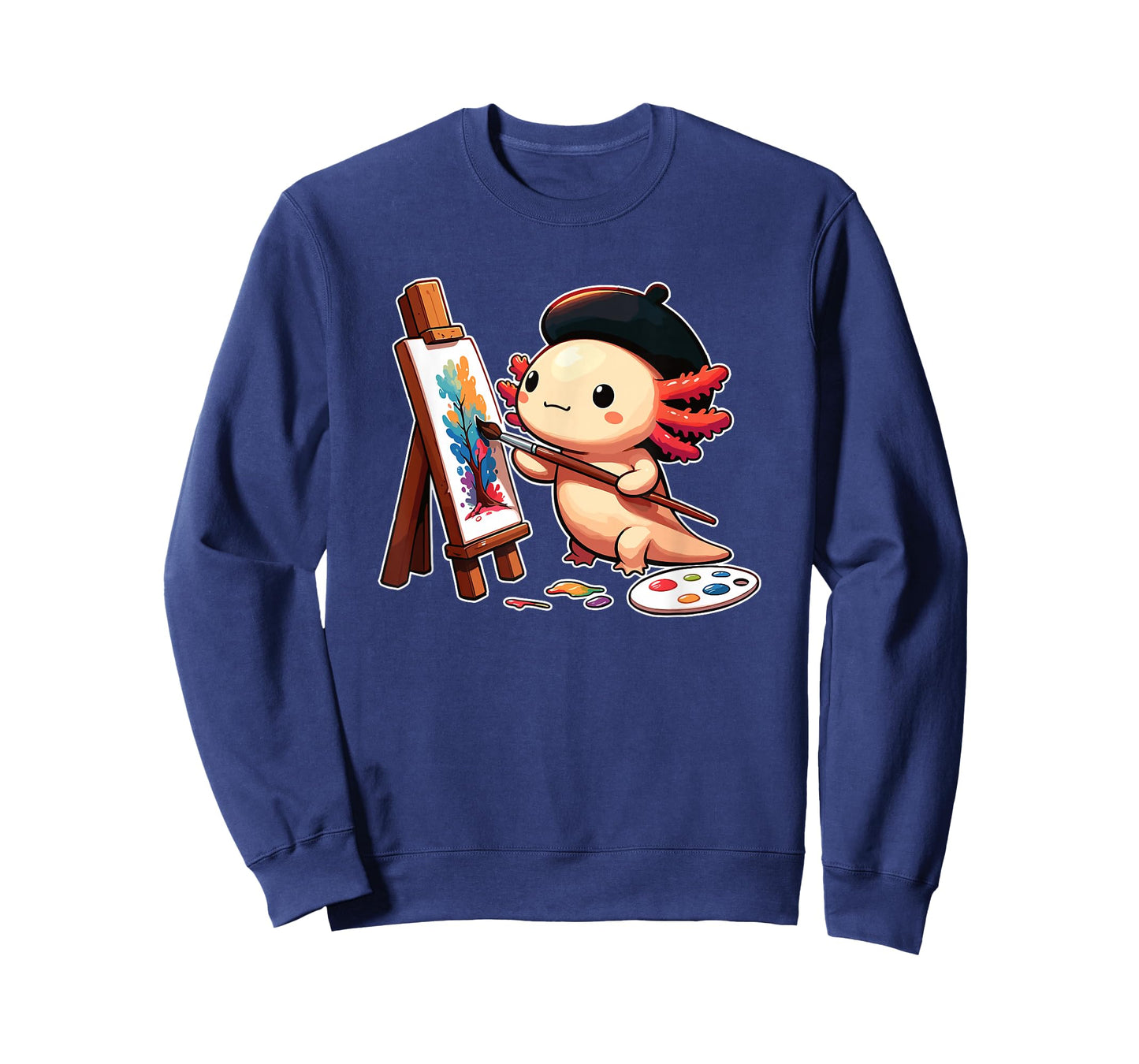 Painter Art Artist Axolotl T-Shirt