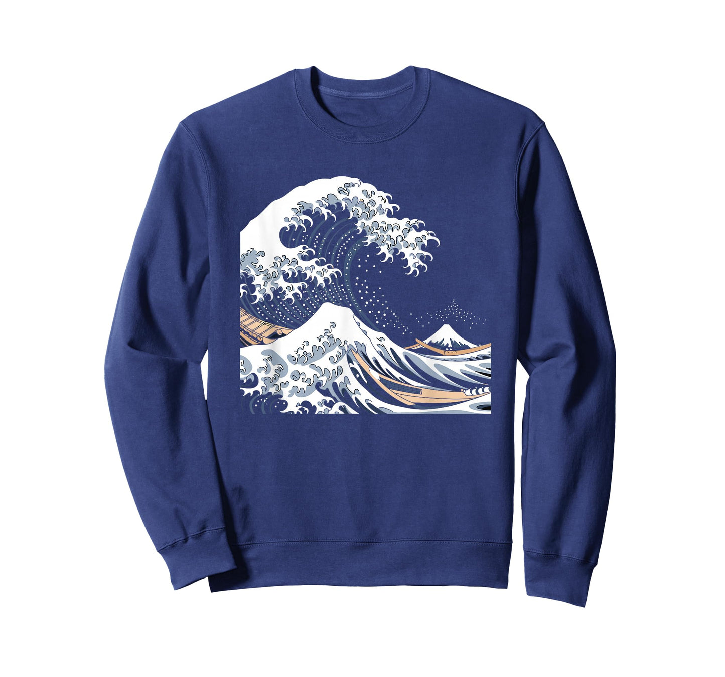 Mens Graphic Tees Cool Japanese Wave Art Ocean for mems T-Shirt