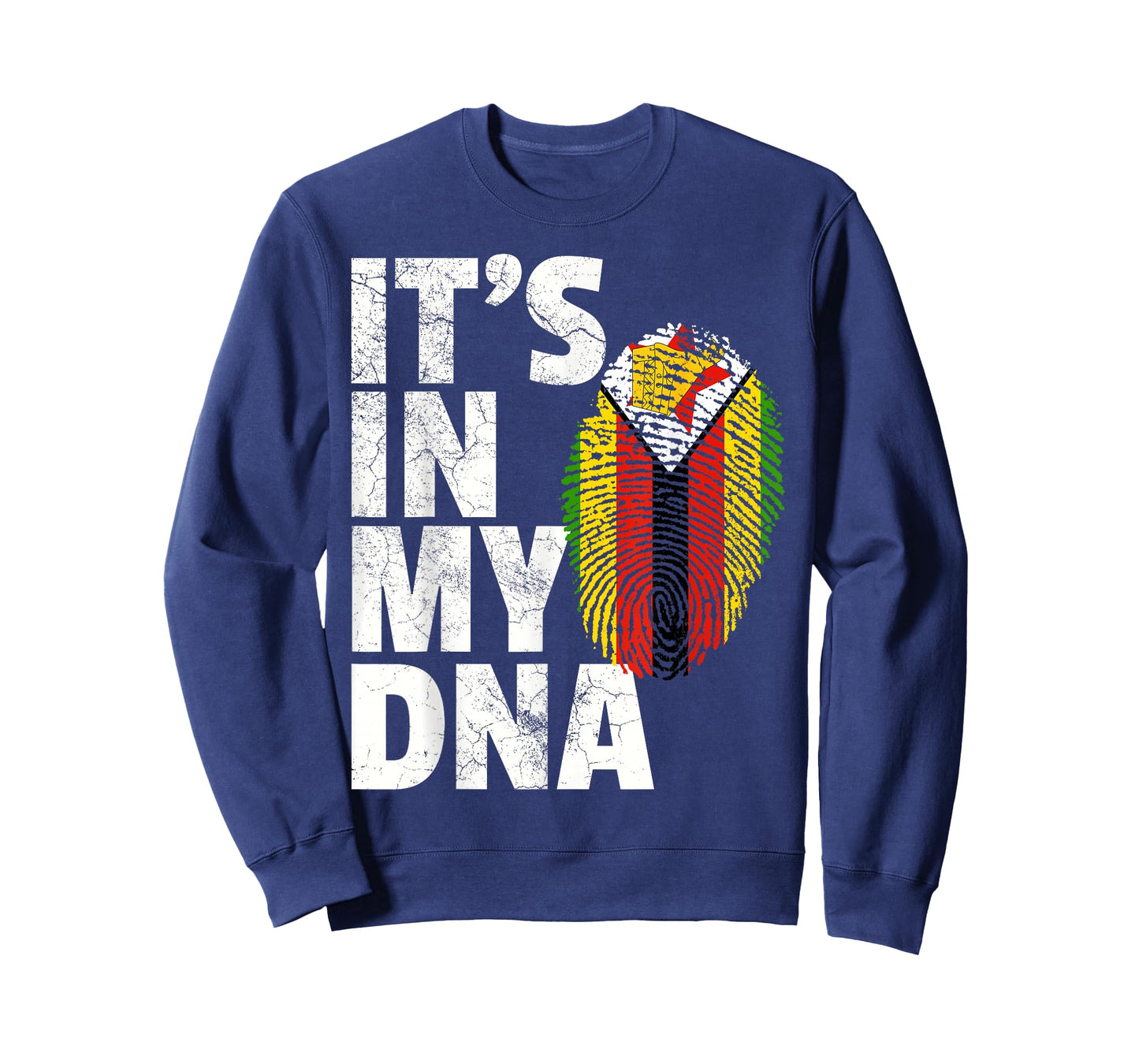 IT'S IN MY DNA Zimbabwe Flag Pride National Country Roots T-Shirt