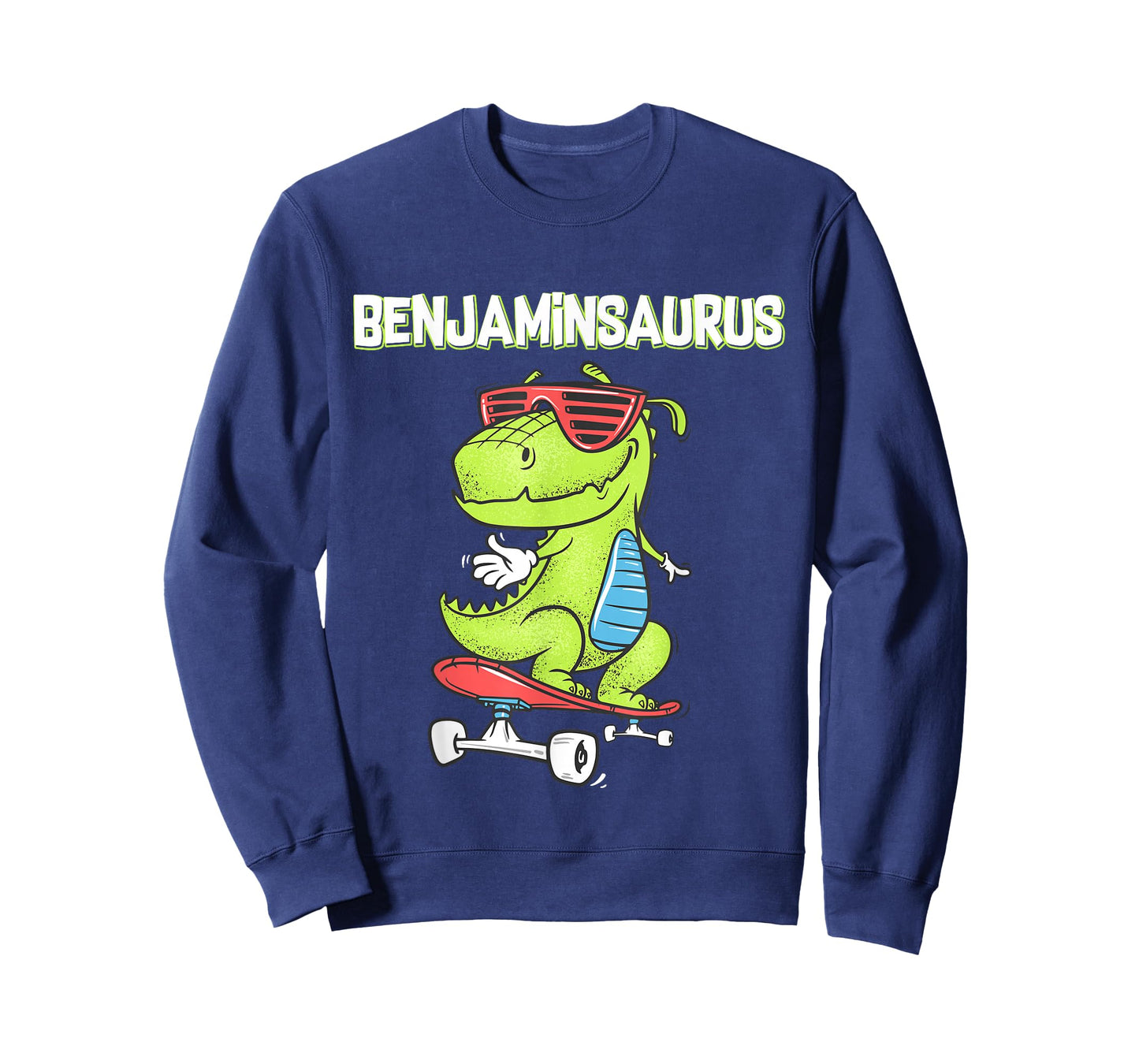 BENJAMINSAURUS shirt name birthday gift dinosaur t rex T-Shirt