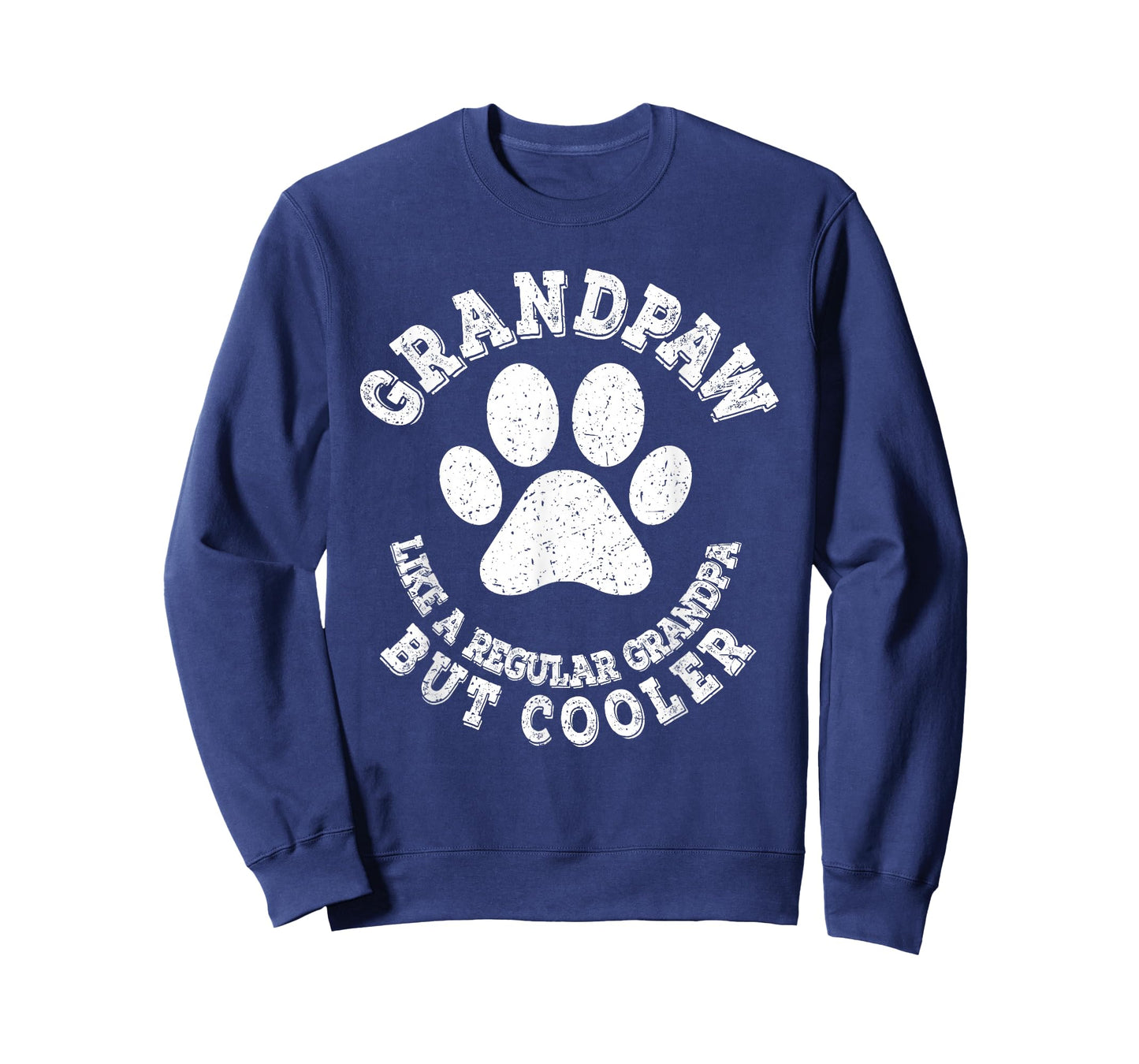 Grandpaw Dog Grandpa Grandfather Funny Vintage Grand Paw Men T-Shirt
