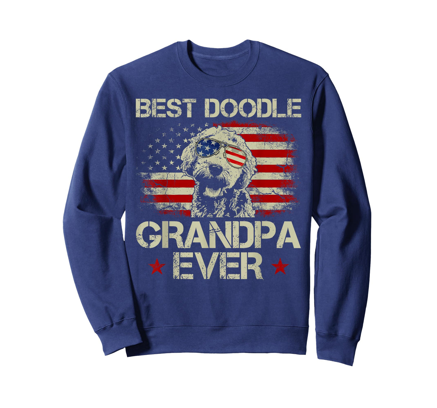 Best Doodle Grandpa Ever Shirt Goldendoodle 4th Of July Gift T-Shirt for Women Men
