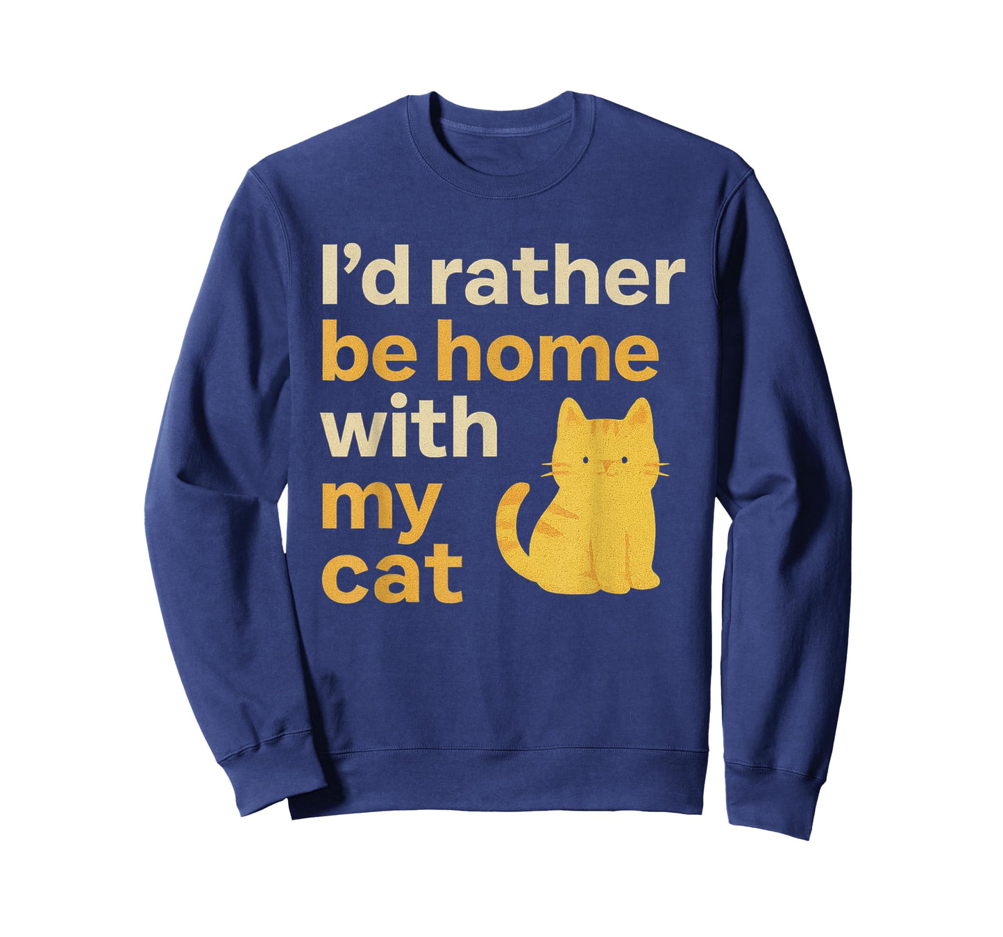 I’d Rather Home with Cat | Soft Pastel Aesthetic Feline Love T-Shirt