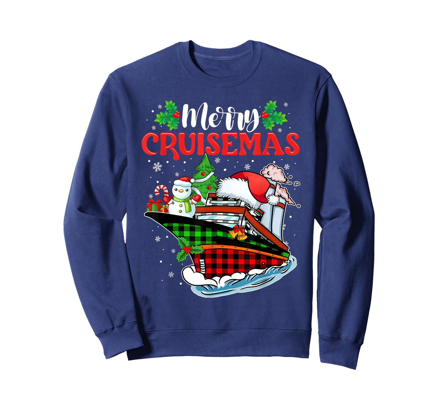 Merry Cruisemas 2025 Christmas Santa Reindeer Cruise Ship T-Shirt
