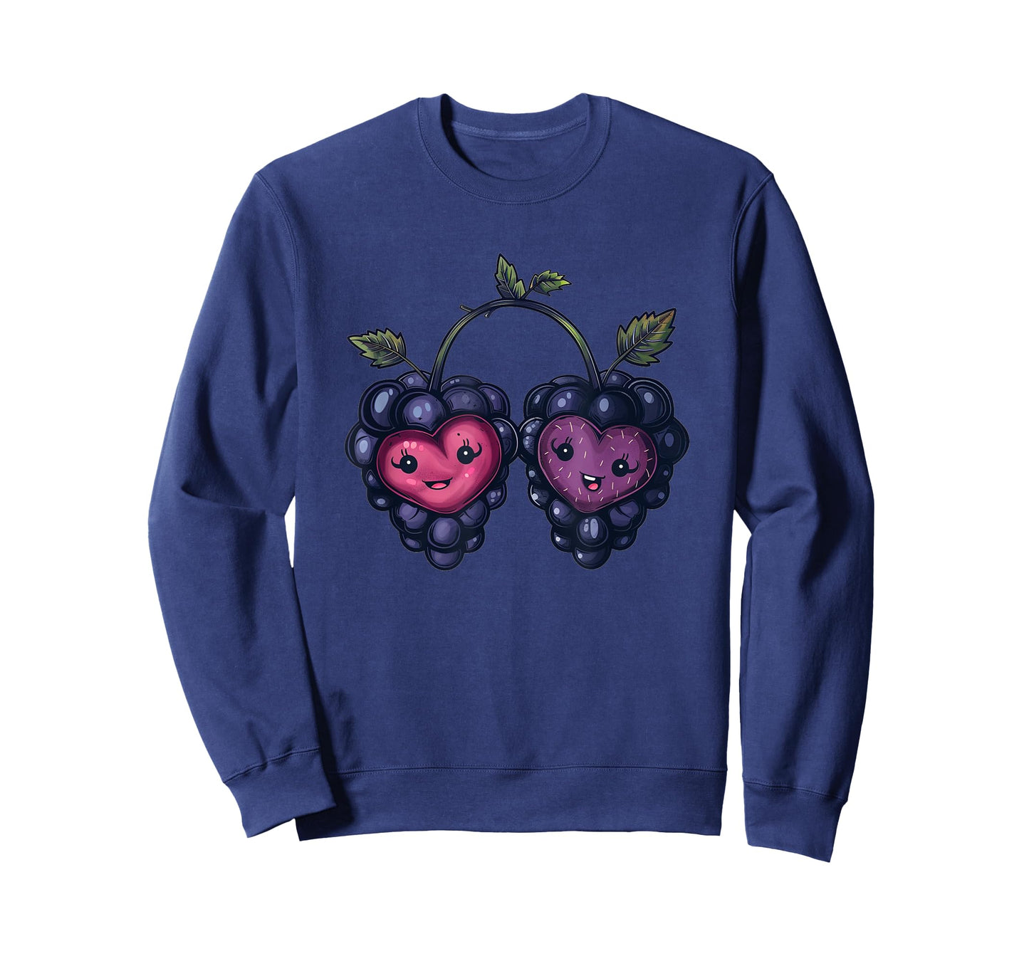 Berry Heart Costume for fruity Couples and Blackberry Lovers T-Shirt