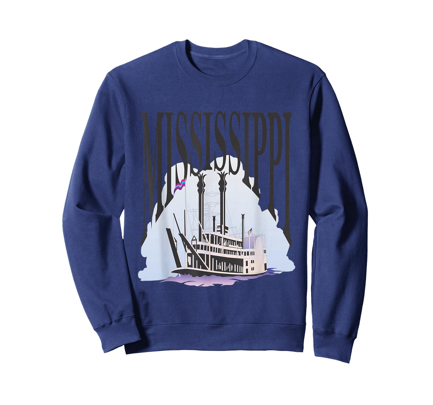 Mississippi Steamboat Riverboat Paddlewheel Steamship T-Shirt