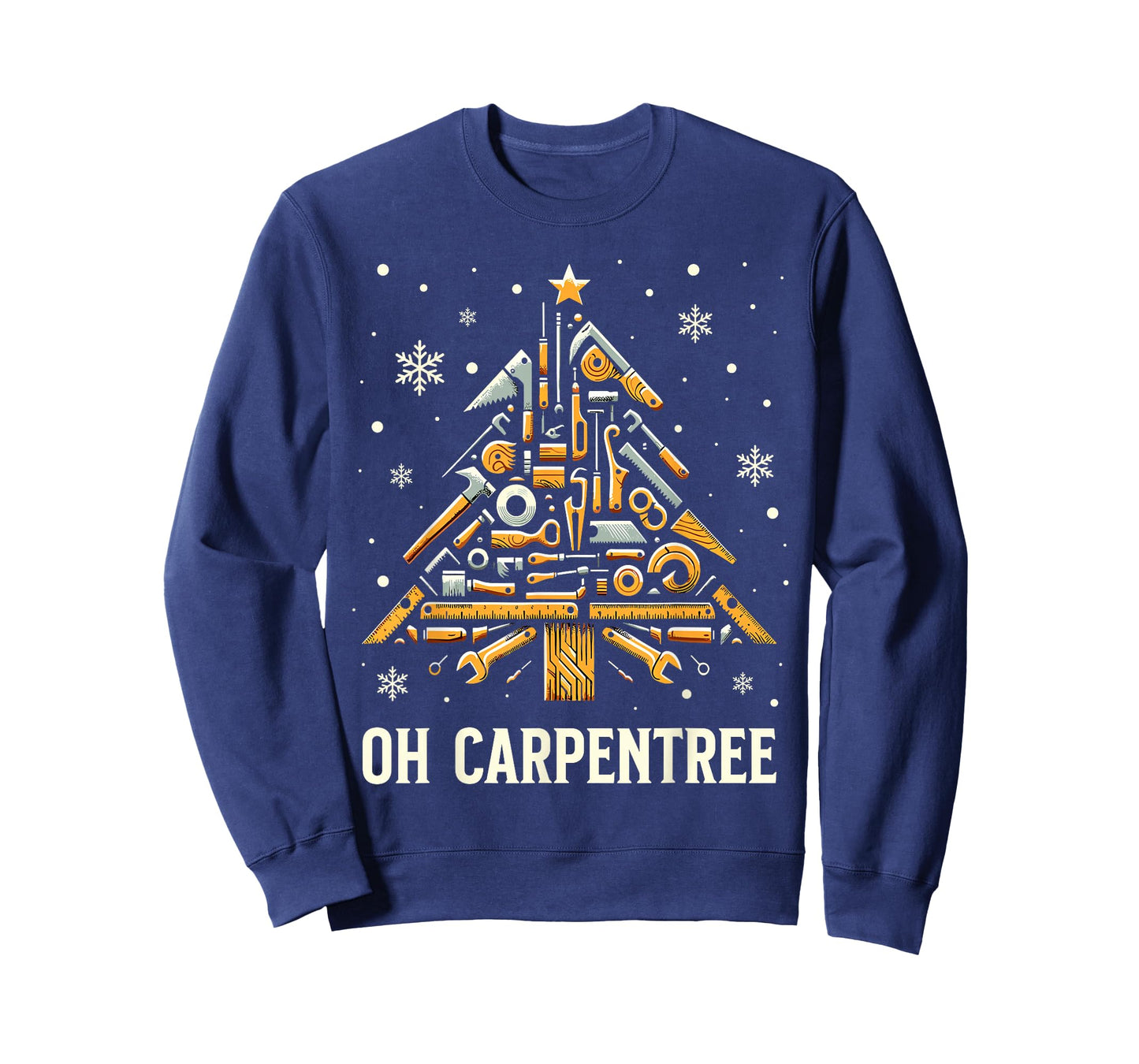 Christmas Carpentry Woodworker Woodworking Christmas T-Shirt