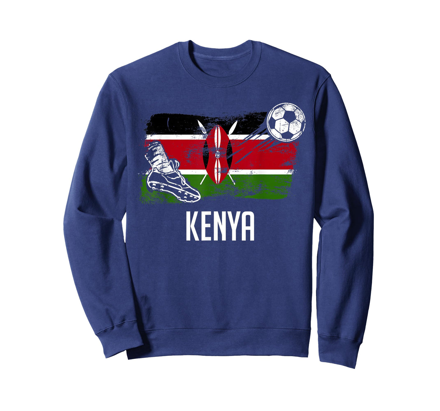 Kenya Flag Jersey Kenyan Soccer Team Kenyan T-Shirt