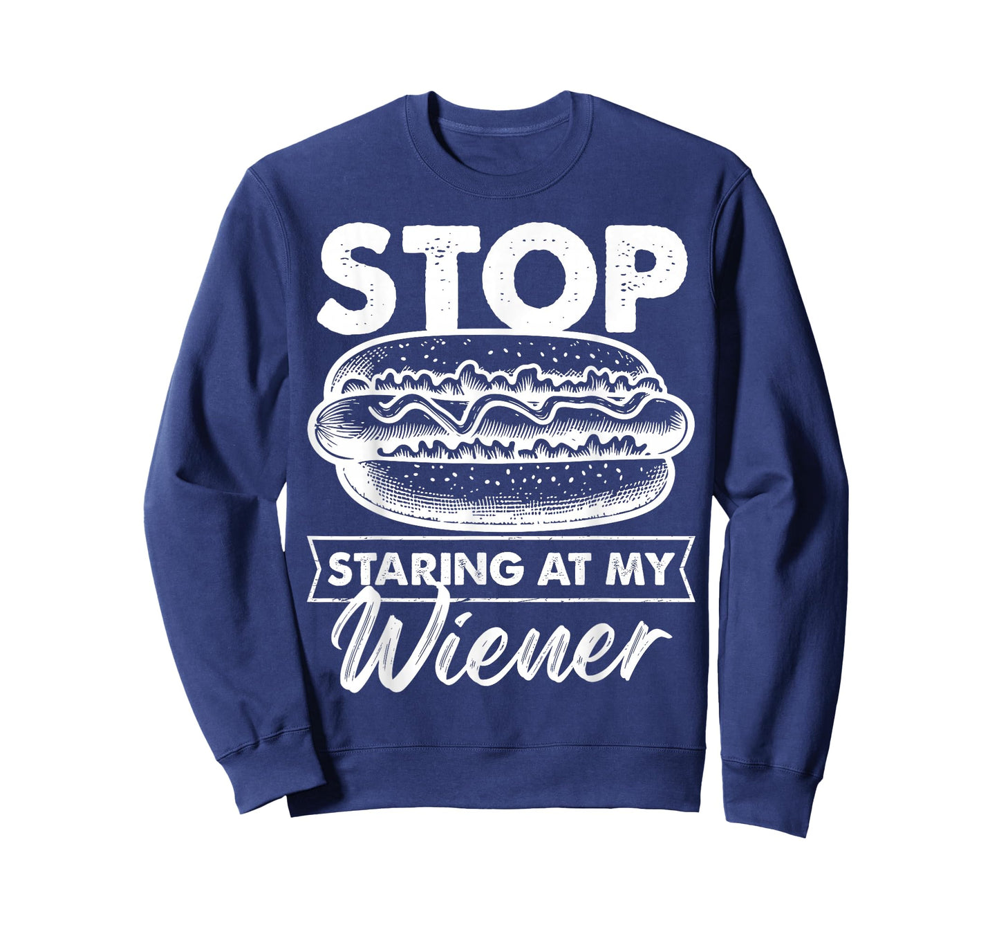 Stop Staring at My Wiener Fast Food Hot Dog T-Shirt
