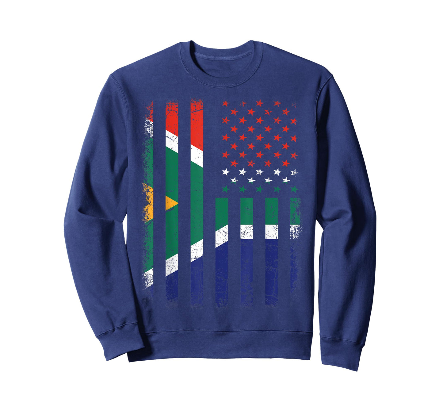South African American Flag South African Roots South Africa Women Kids Men T-Shirt