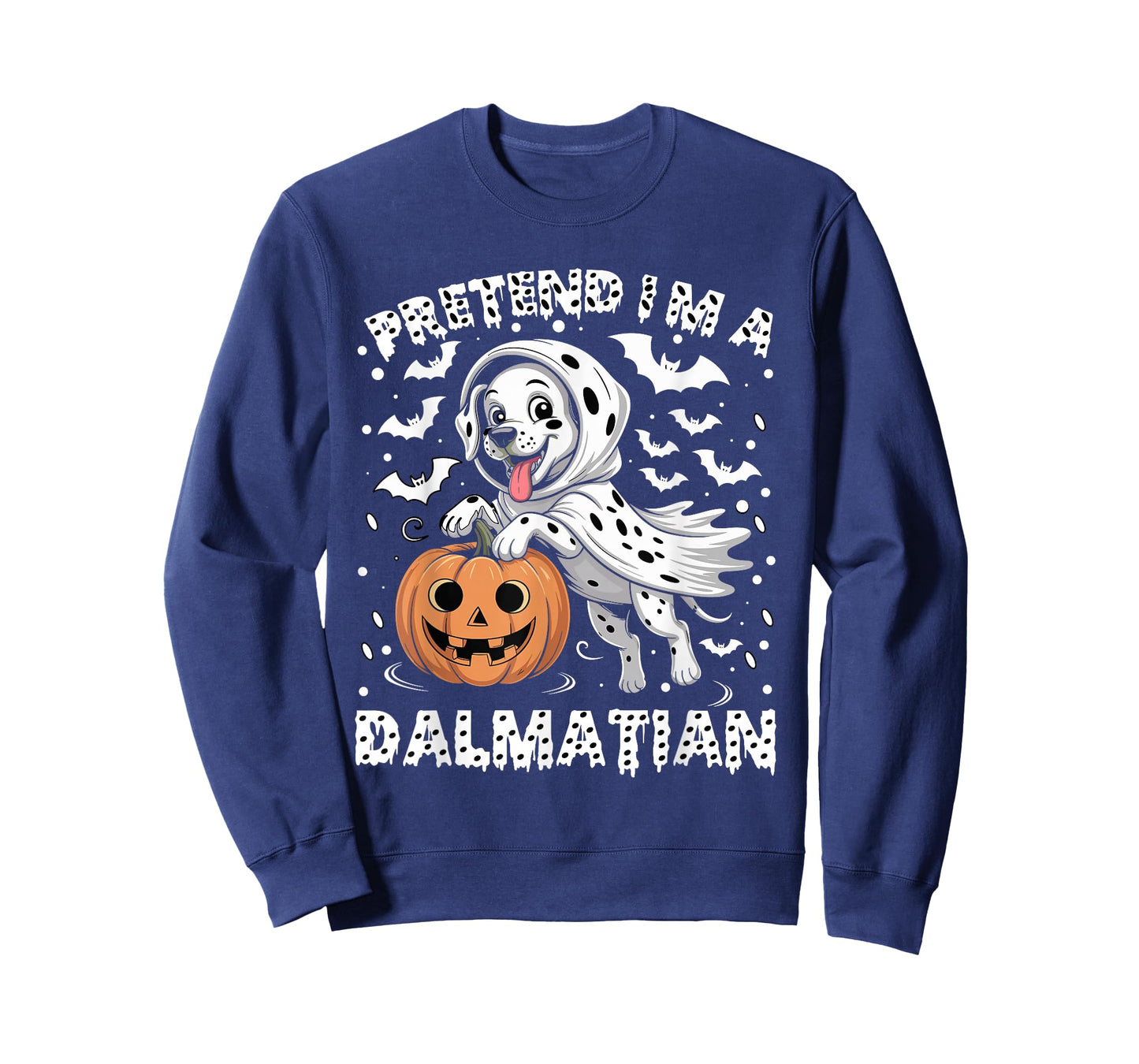 Pretend I'm a Dalmatian Funny Lazy Halloween Costume Dog T-Shirt