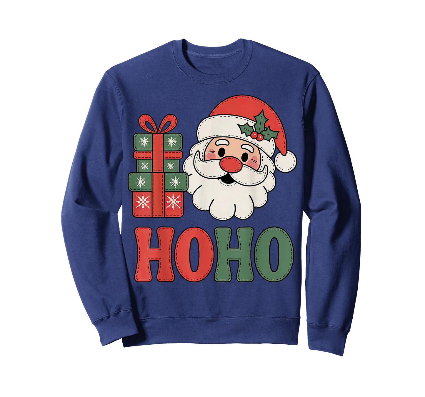 Santa HoHo Classic Americana Retro Country Christmas T-Shirt