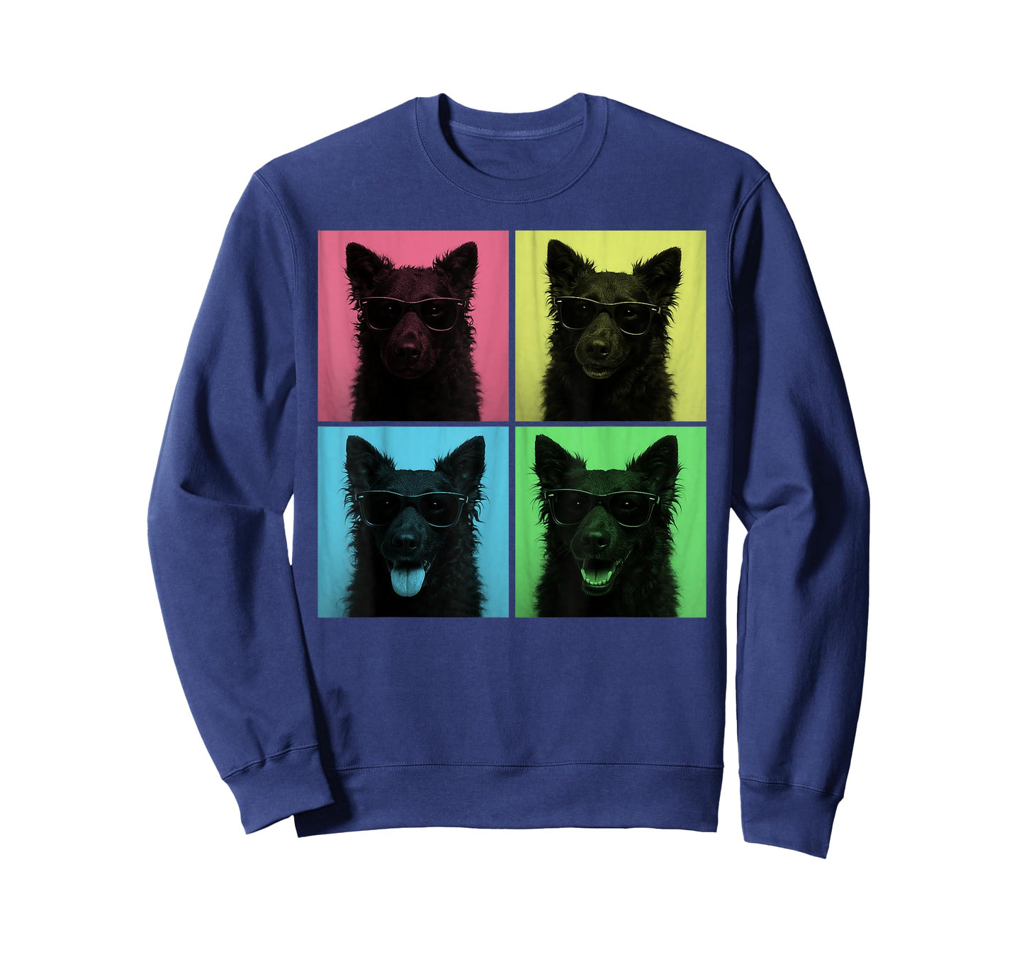Mudi Dog Pop Art Funny Dog Lover Photo Booth T-Shirt