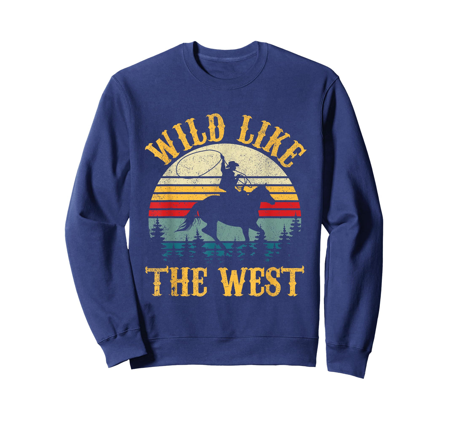 Wild Like The West Funny Rodeo Cowboy Western Country Music T-Shirt