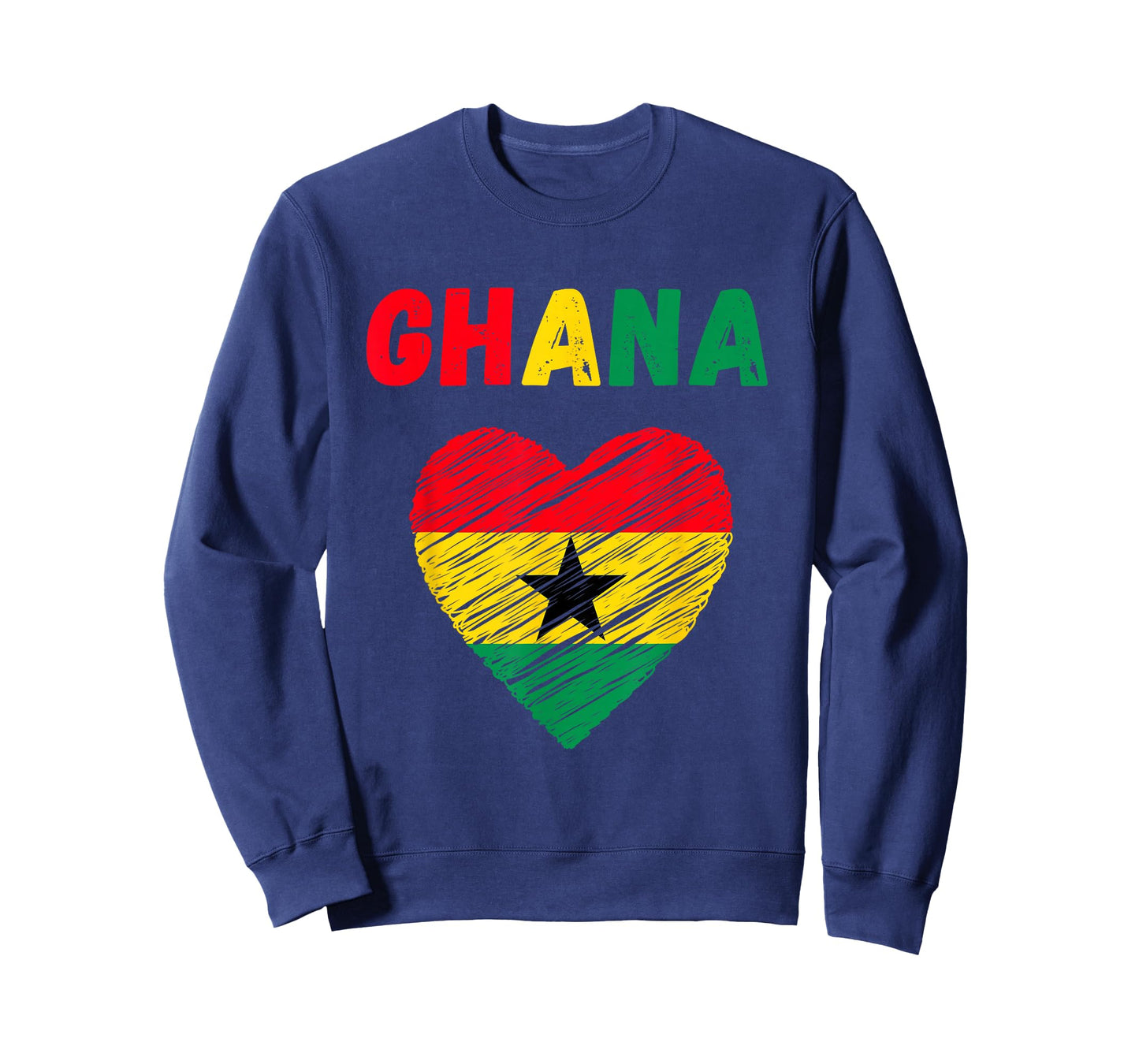 Ghana Flag Holiday Ghana Heart Ghanaian Flag T-Shirt