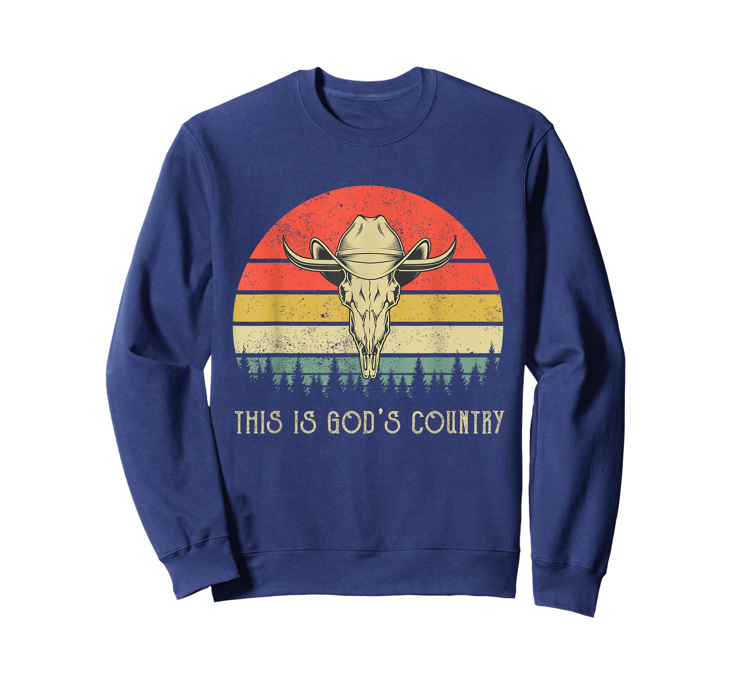 This Is God's Music Country Outfit Bull Skulls Western Howdy T-Shirt