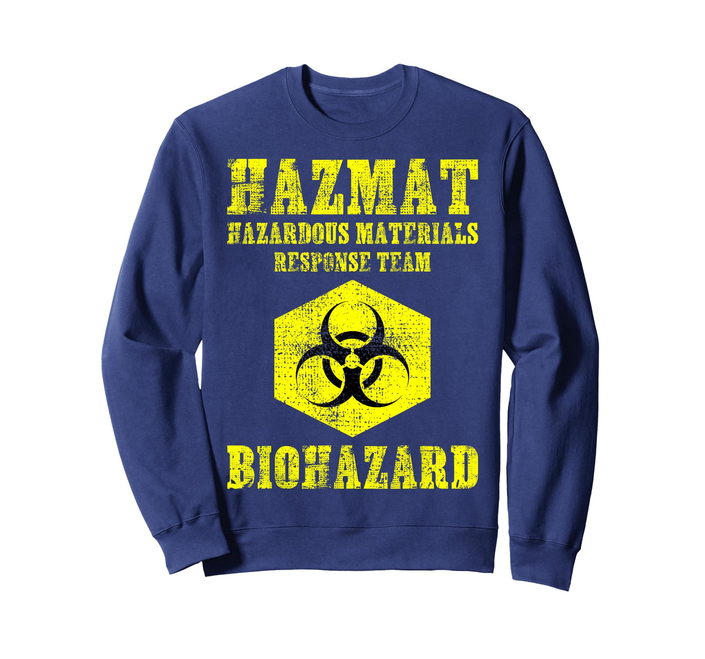 Hazardous Material Hazmat Response Team Grunge Biohazard T-Shirt