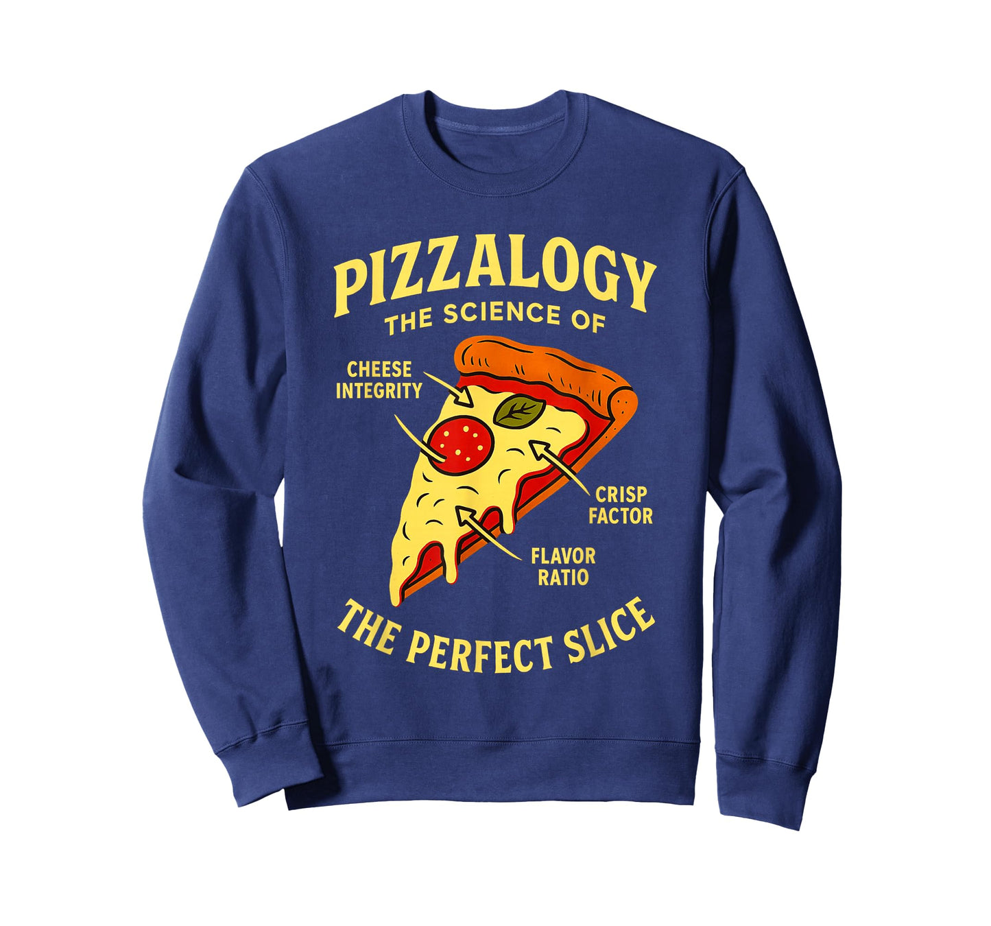 Pizzalogy The Science of Pizza Funny Foodie Nerdy Food Humor T-Shirt