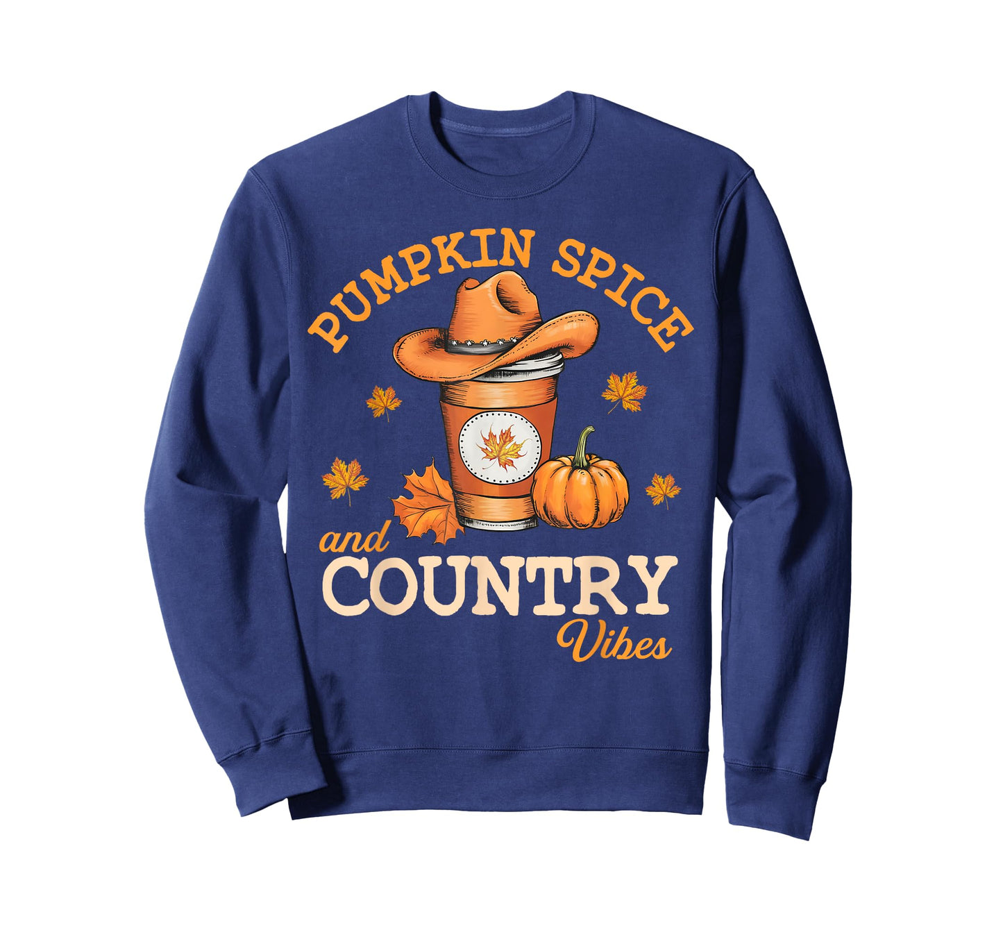 Pumpkin Spice And Country Vibes Western Fall Autumn Howdy T-Shirt
