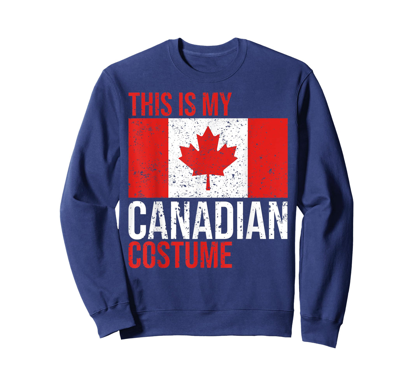 Vintage This Is My Canadian Flag Costume for Halloween T-Shirt