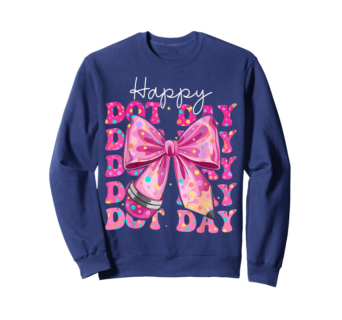 Happy Dot Day 2025 Coquette Bow Teachers Kids Boys Girls T-Shirt
