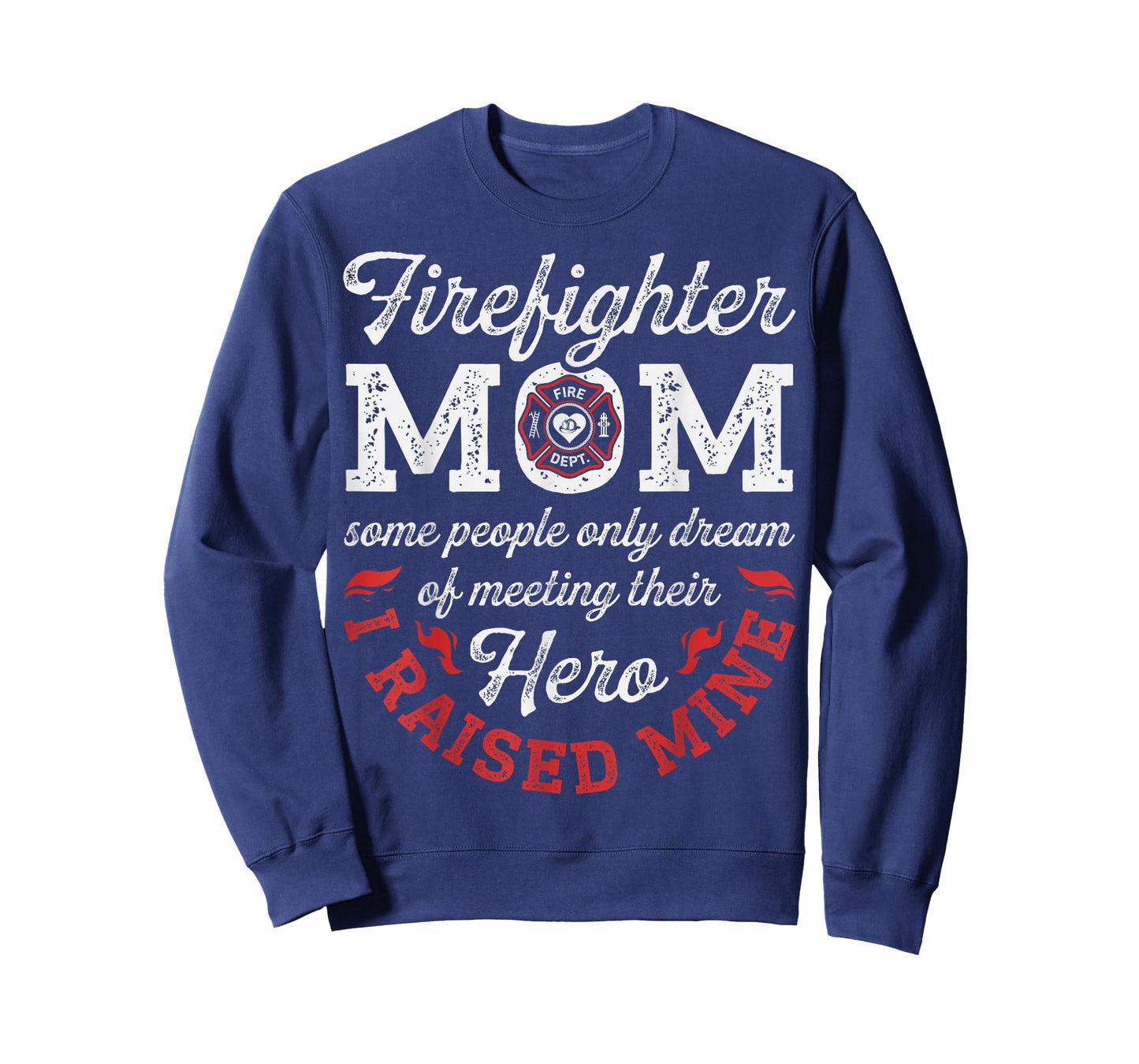 Firefighter Mom Mother's Day Thin Red Line Firefighting T-Shirt