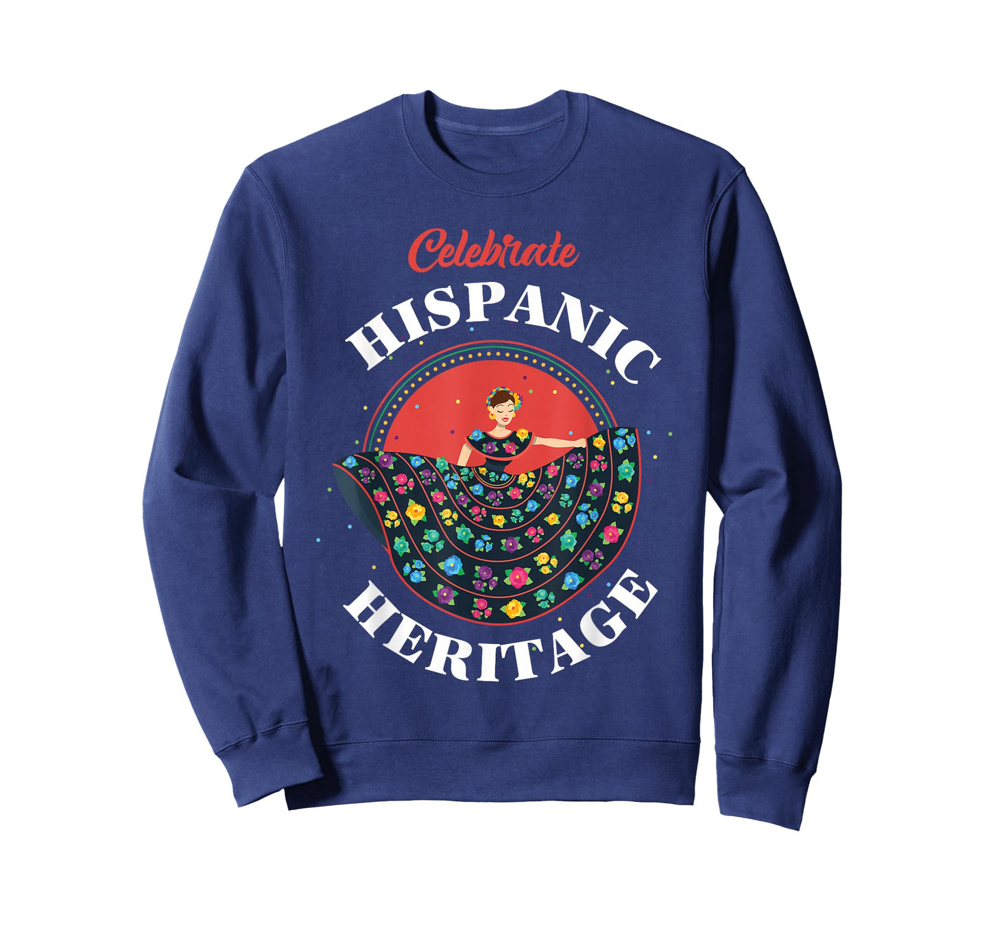 Hispanic Heritage Month Countries Flag Inspiration Dancer T-Shirt