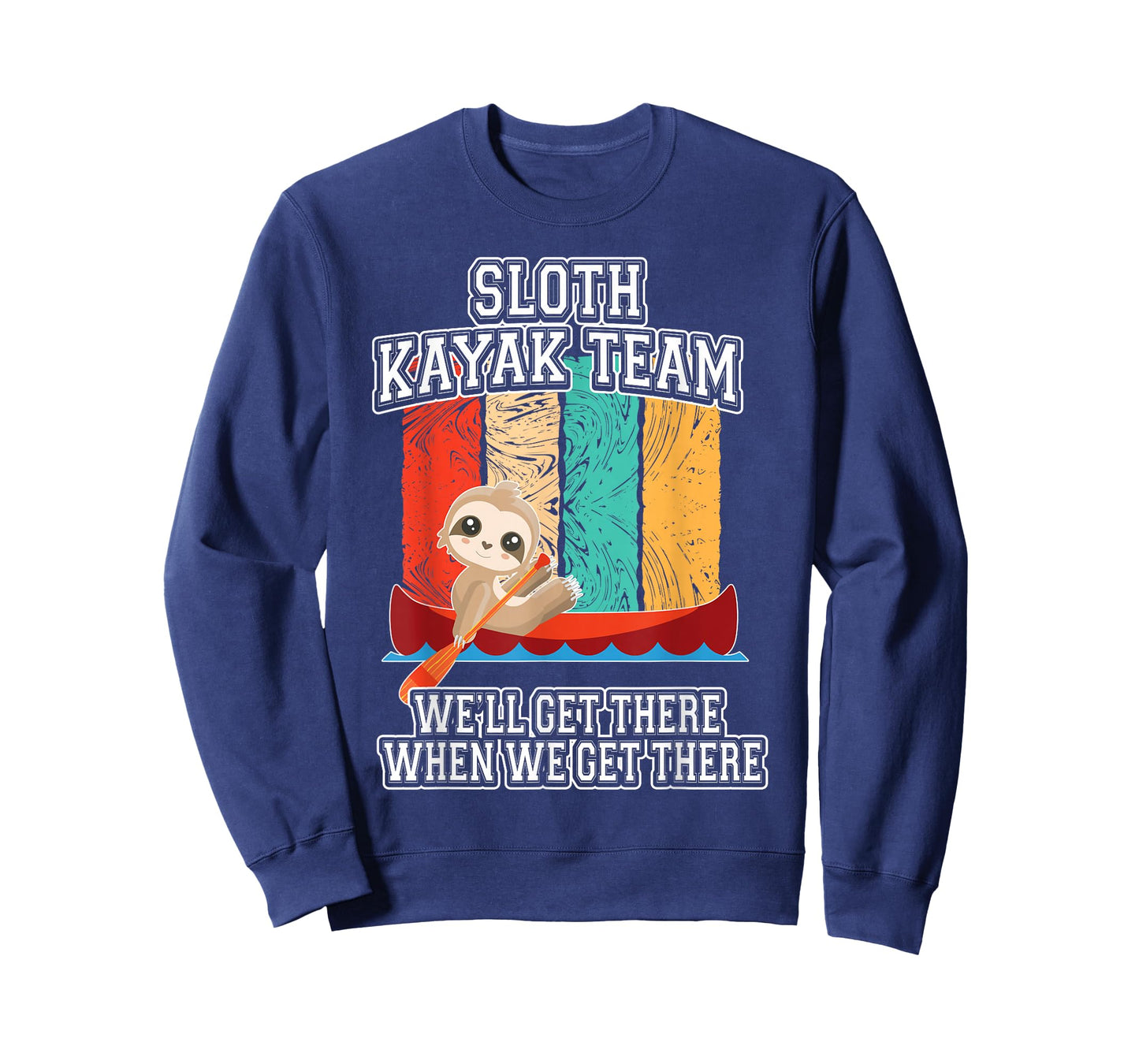 Sloth Kayak Shirt Paddling Tshirt Funny Canoeing Gift T-Shirt