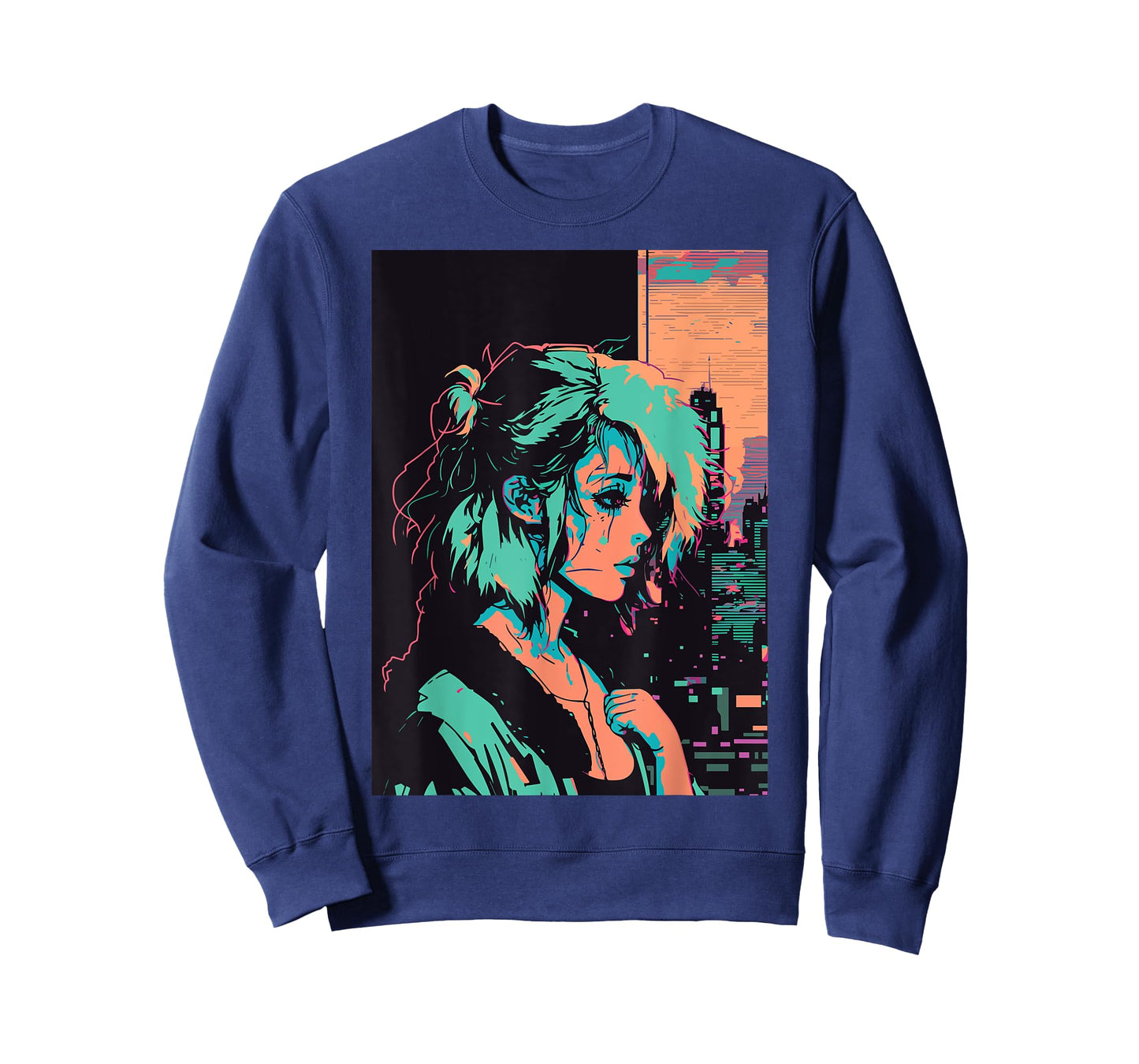 Japanese Vaporwave Sad Anime Girl Indie Aesthetic Otaku T-Shirt