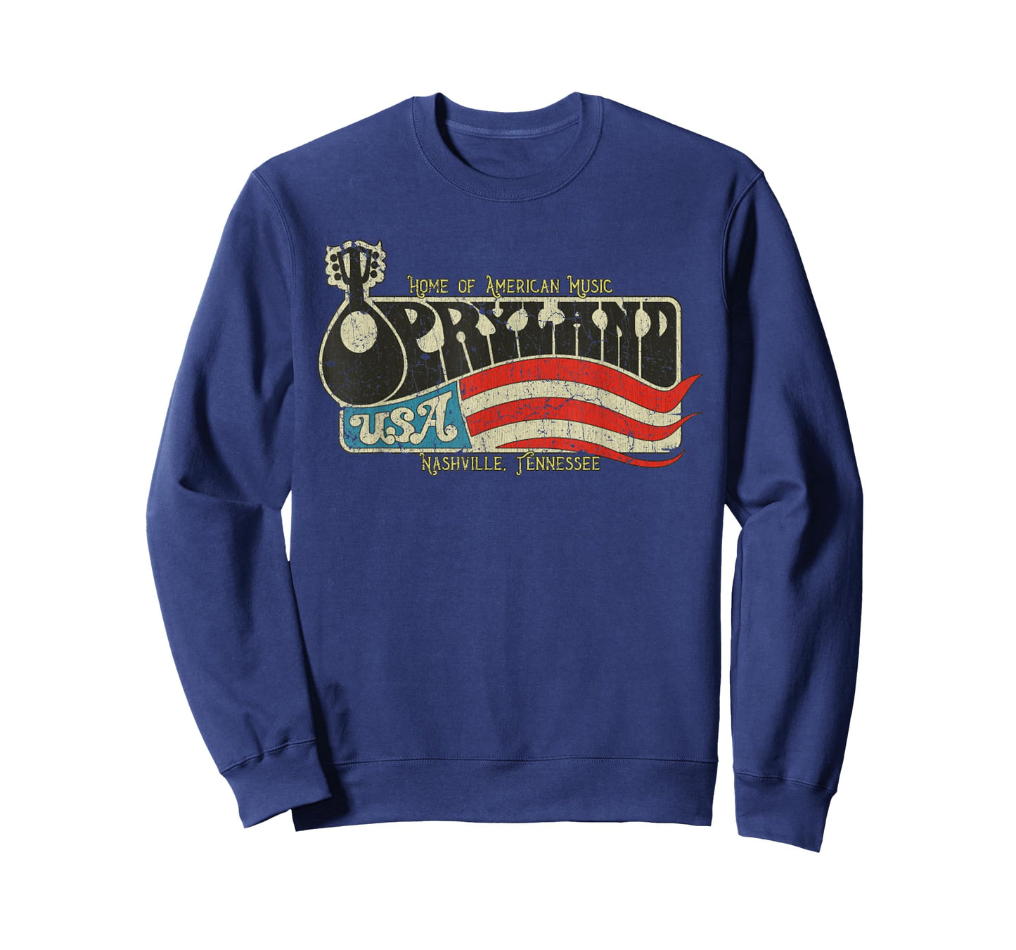 Vintage Opryland Vintage 1972 Tennessee USA Flag Women Men T-Shirt