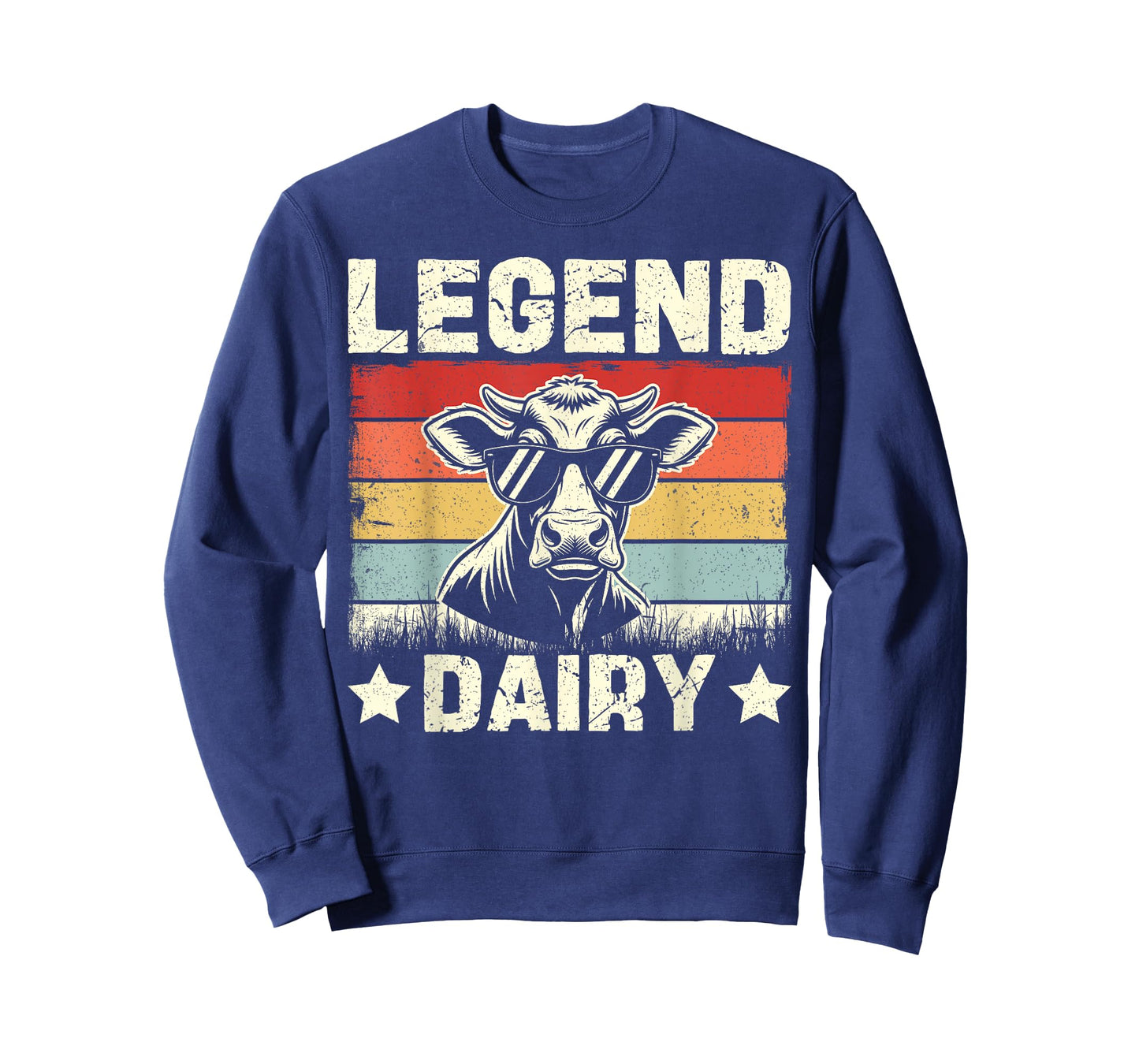 Legend Dairy Holstein Jersey Cow Mile Lactose Farming T-Shirt