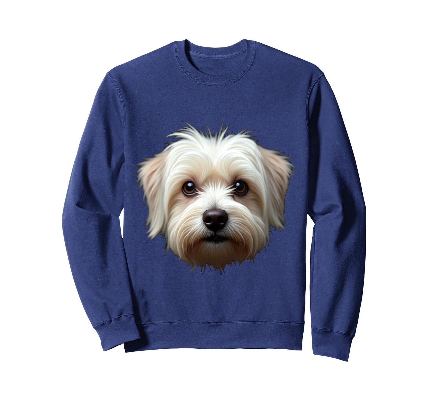 Black Maltese Dog Maltese Face T-Shirt