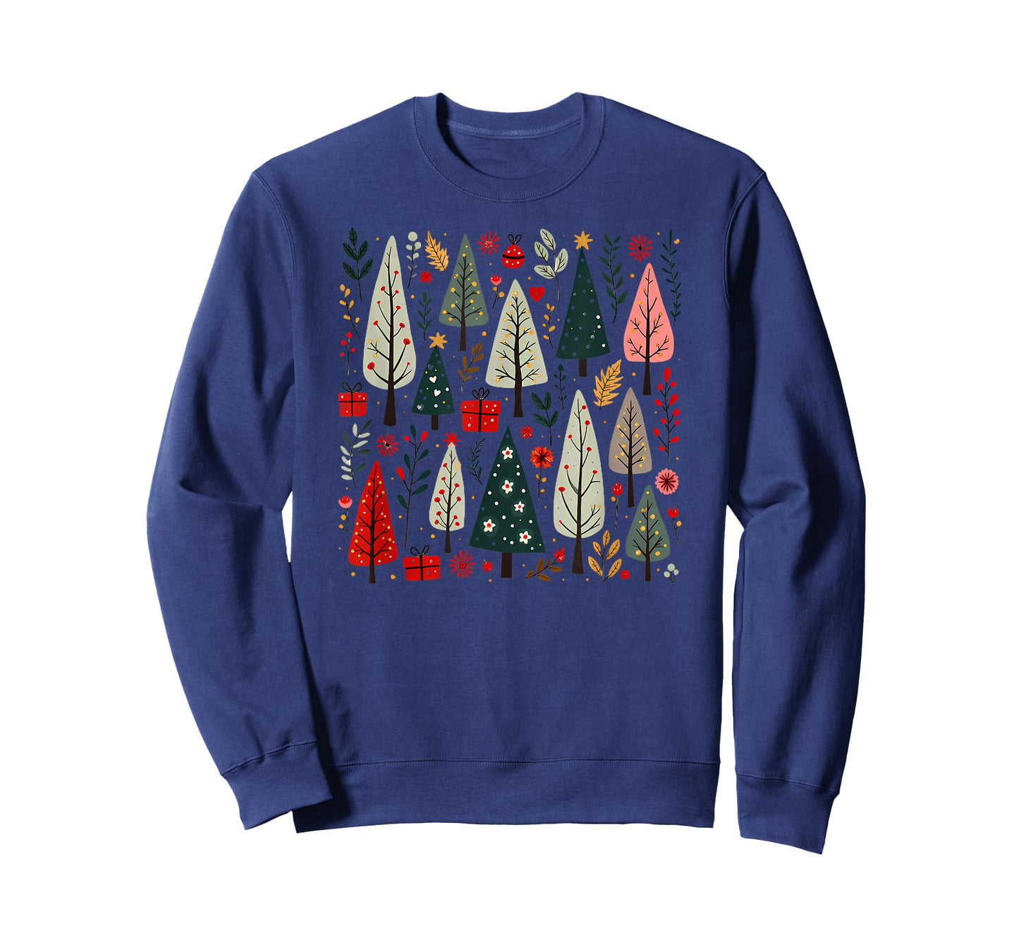 Whimsical Christmas Tree Forest T-Shirt