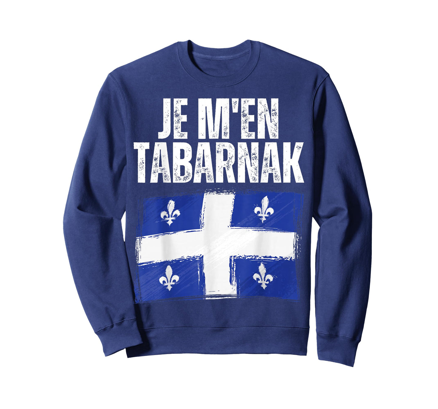Tabarnak French Canadian Language Canada Vintage Quebec Flag T-Shirt