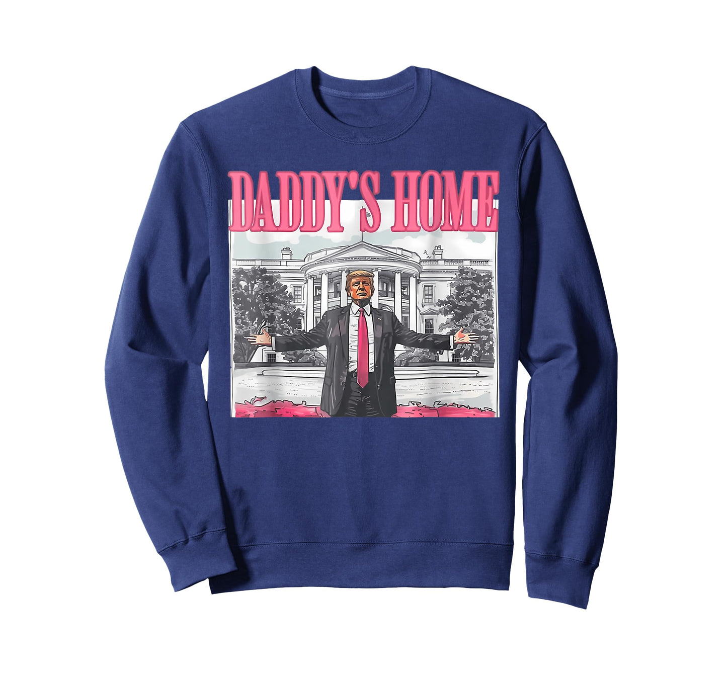 Funny Daddy's Home Trump Pink 2024 Take America Back 2024 T-Shirt