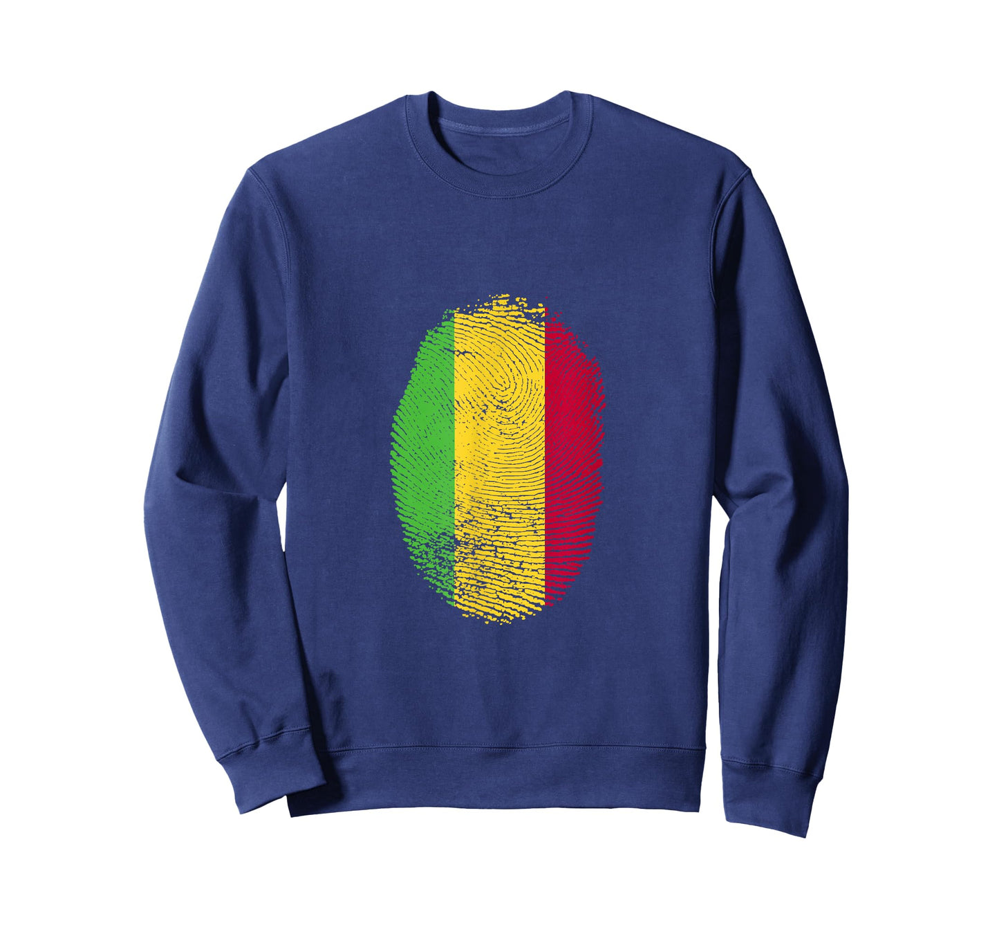 Mali Flag Fingerprint Proud Malians Men Women Kids DNA T-Shirt