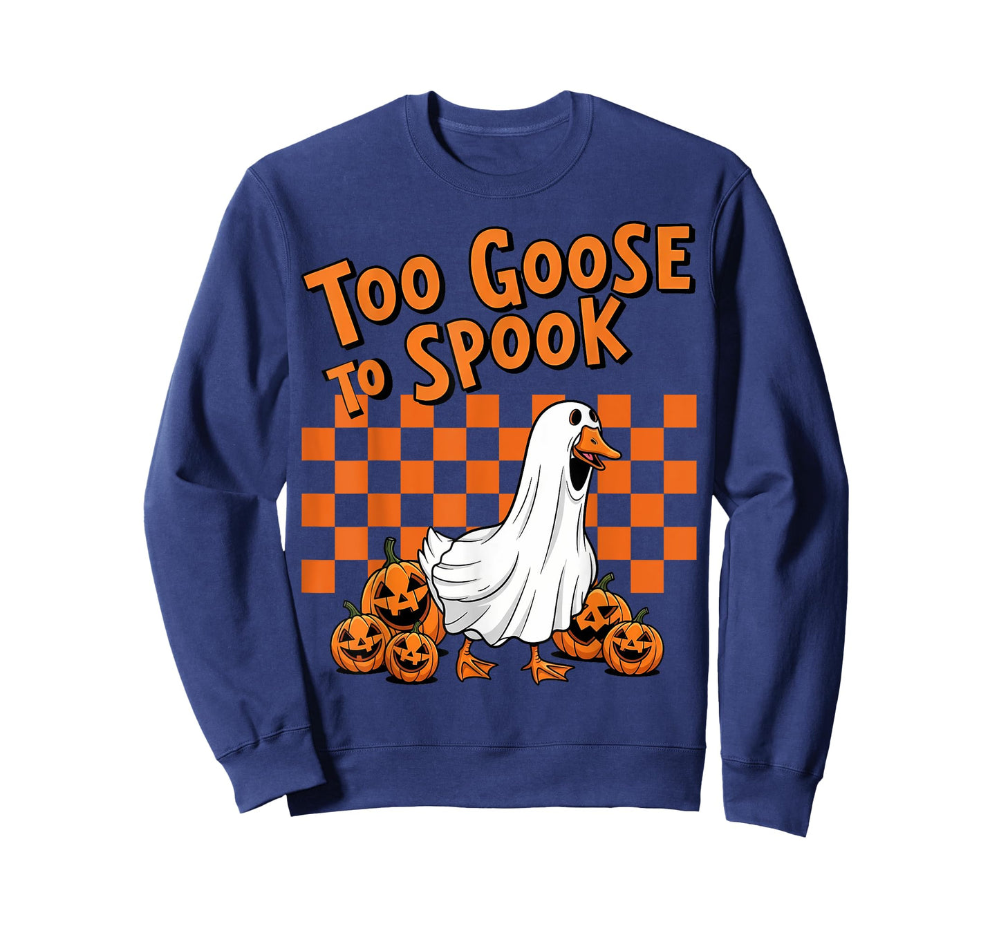 Too Goose to Spook Ghost Tee Silly Halloween for Goose Lover T-Shirt