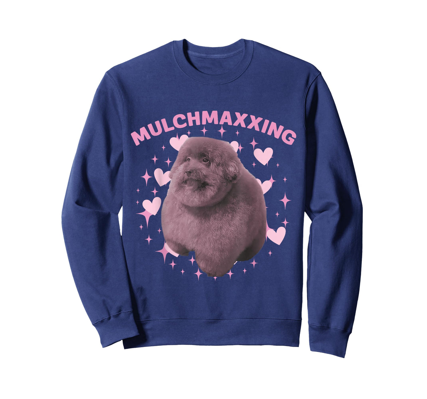 Mulch Gang 4 Life MulchMaxxing Puppy Dog Meme For Dog Lovers T-Shirt