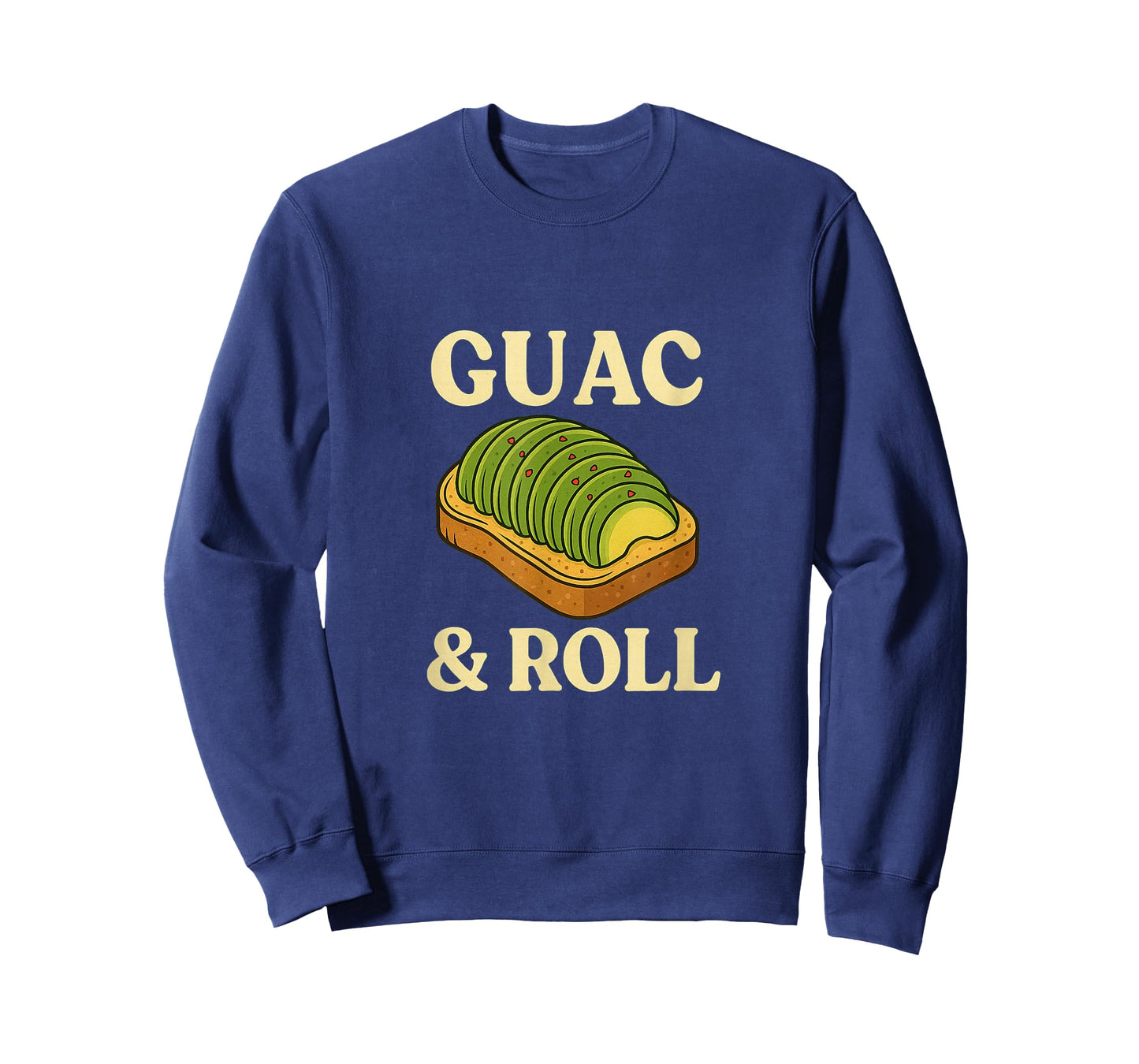 Guac & Roll Avocado Toast Funny for Foodies and Music Lovers T-Shirt