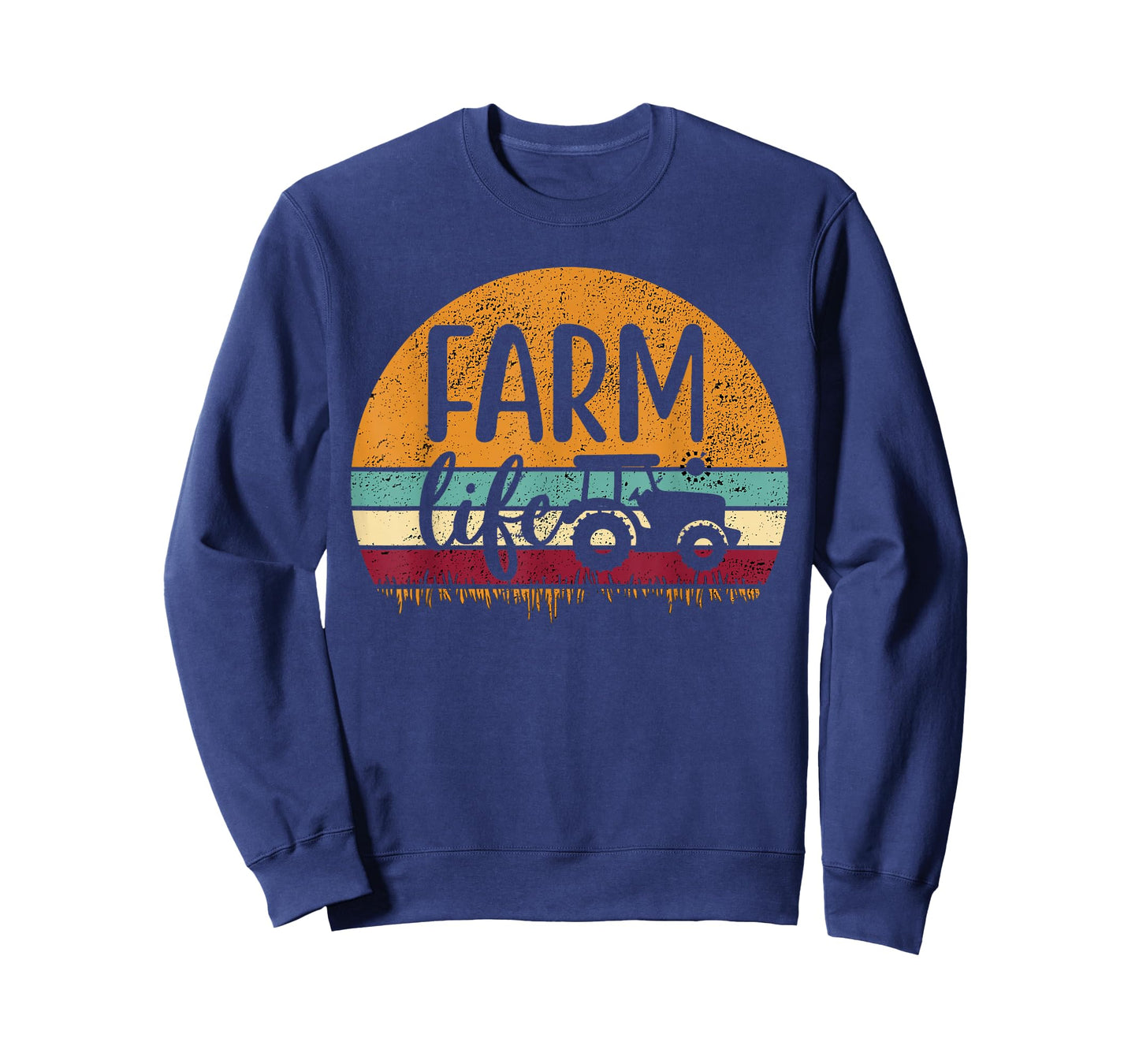 Retro Vintage Farm Life Farming Tractor Family Farmer Gift T-Shirt