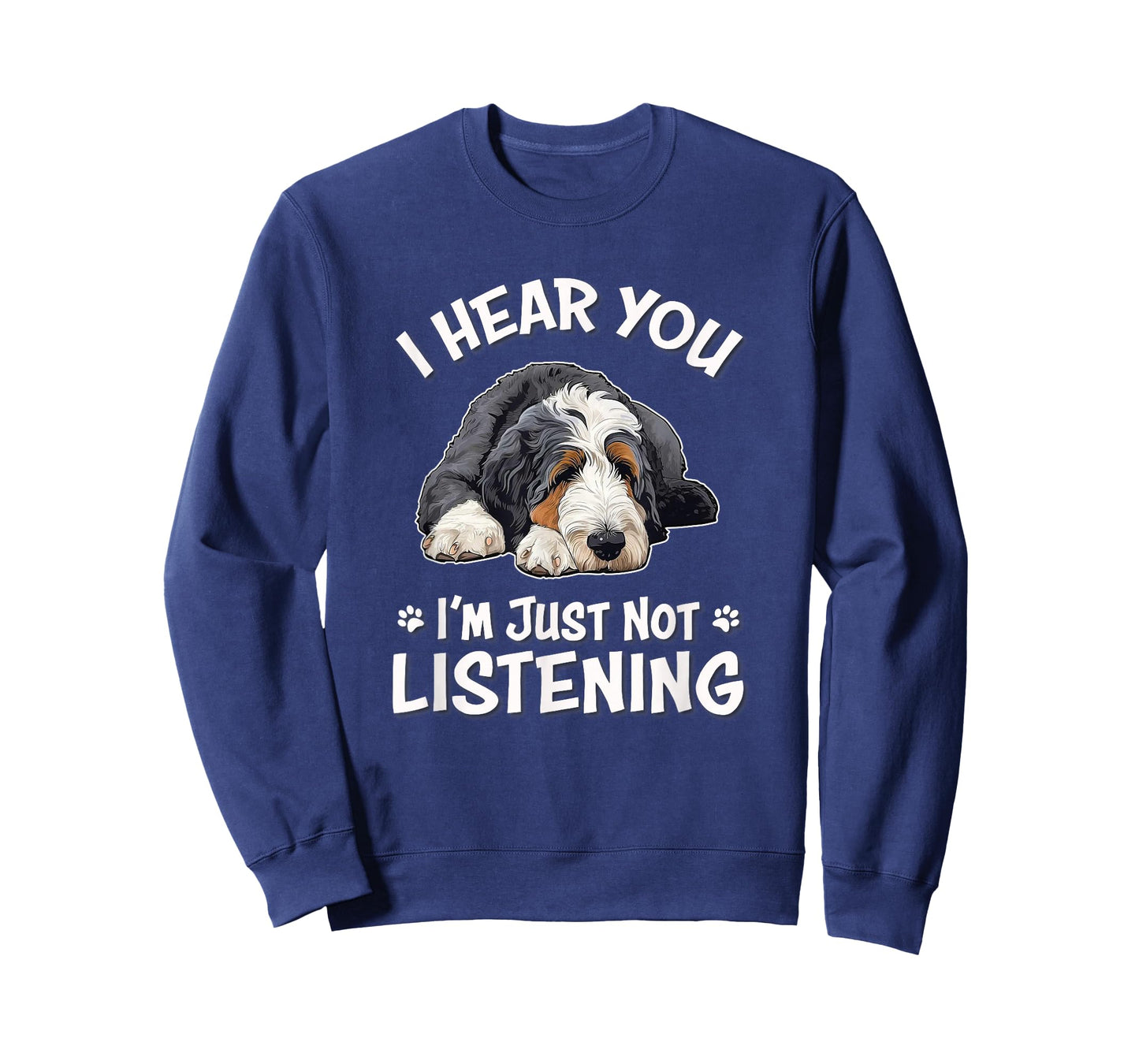 Funny Hear You Not Listening Bernedoodle Dog Lover T-Shirt