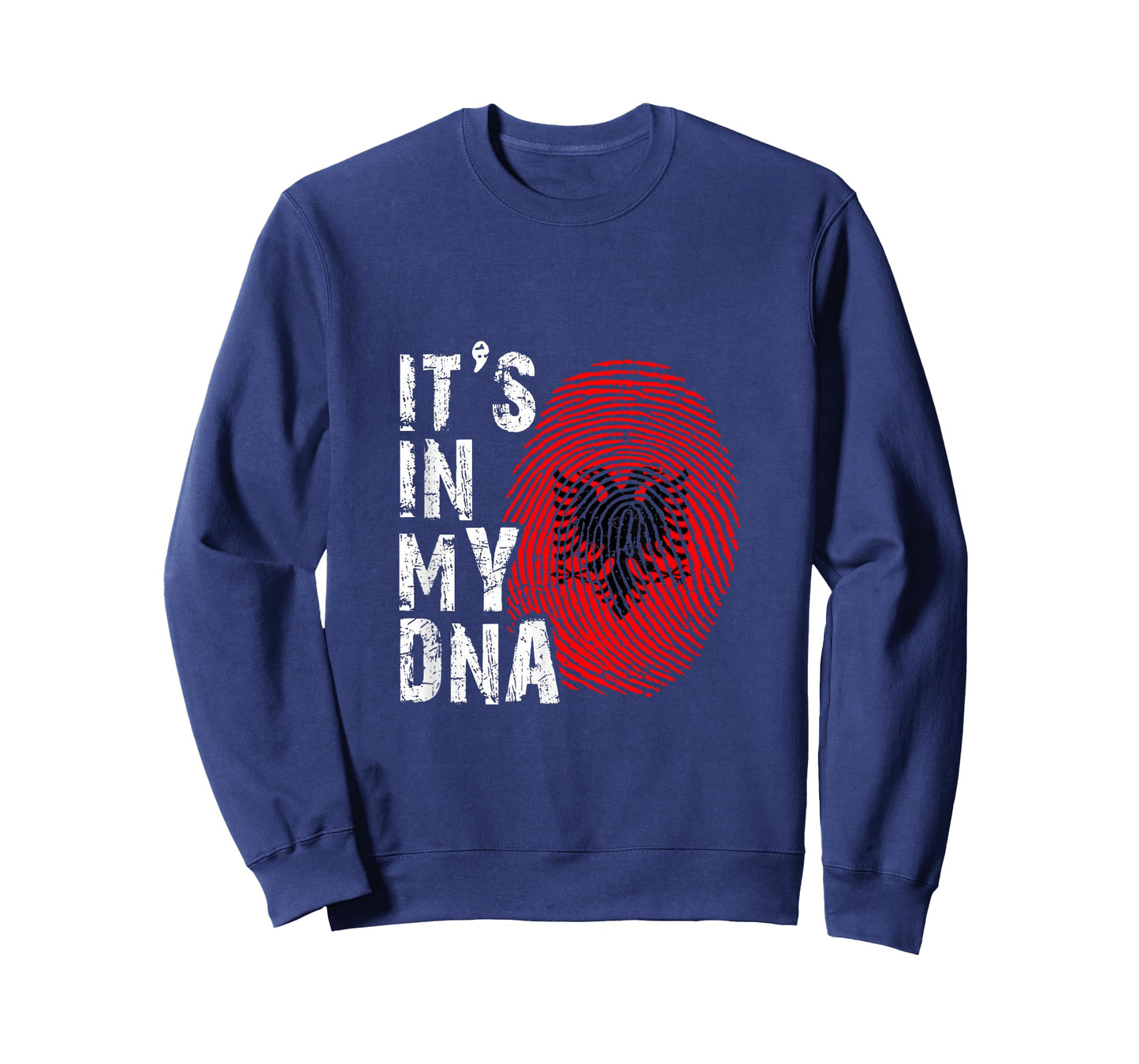 It is in my DNA fingerprint genes Albania flag country Gift T-Shirt