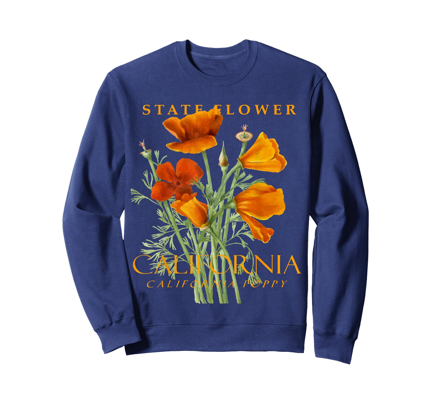 California Territory Flower The Poppy T-Shirt