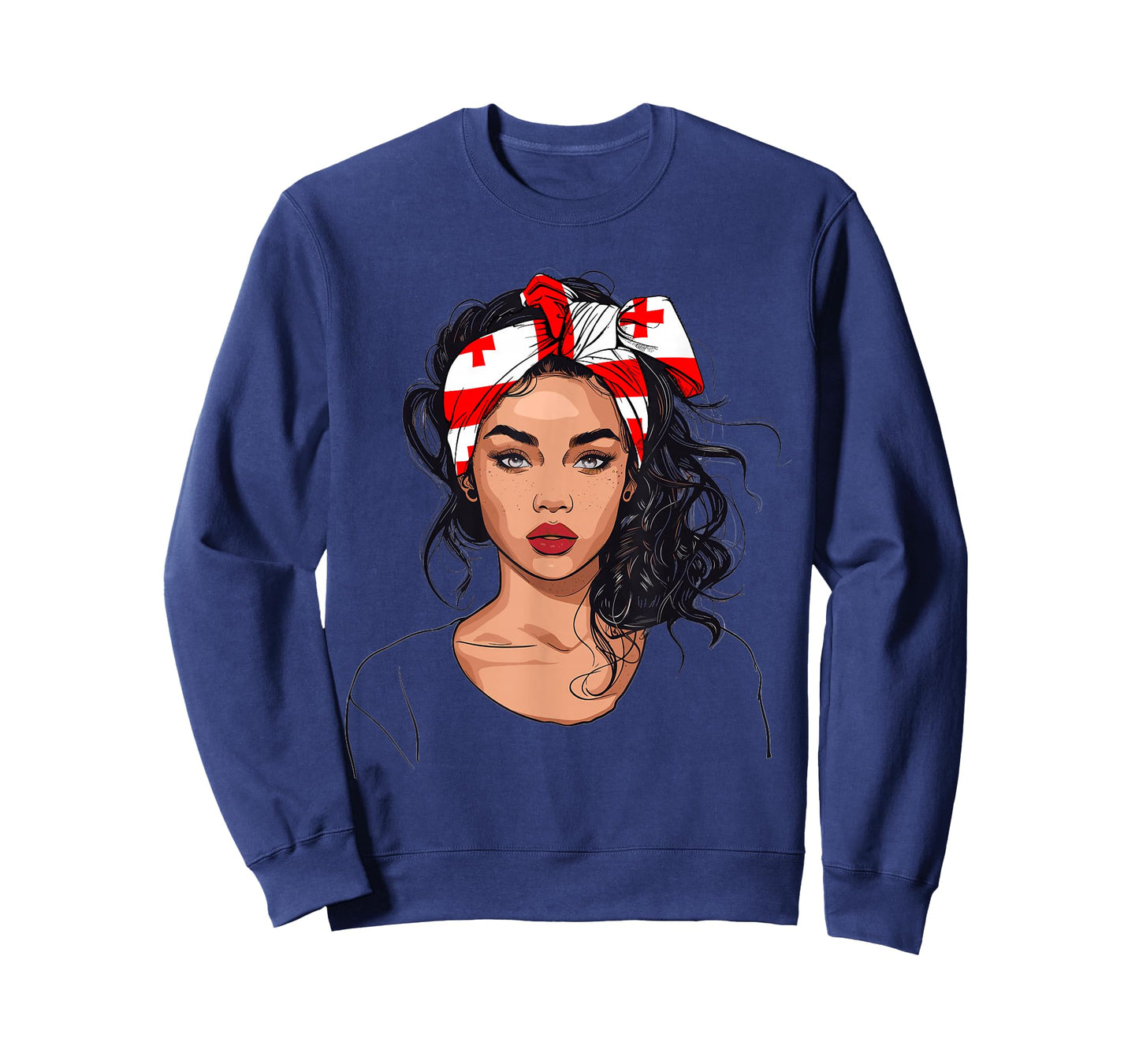 Georgian Flag Souvenirs Products for Women Georgia T-Shirt