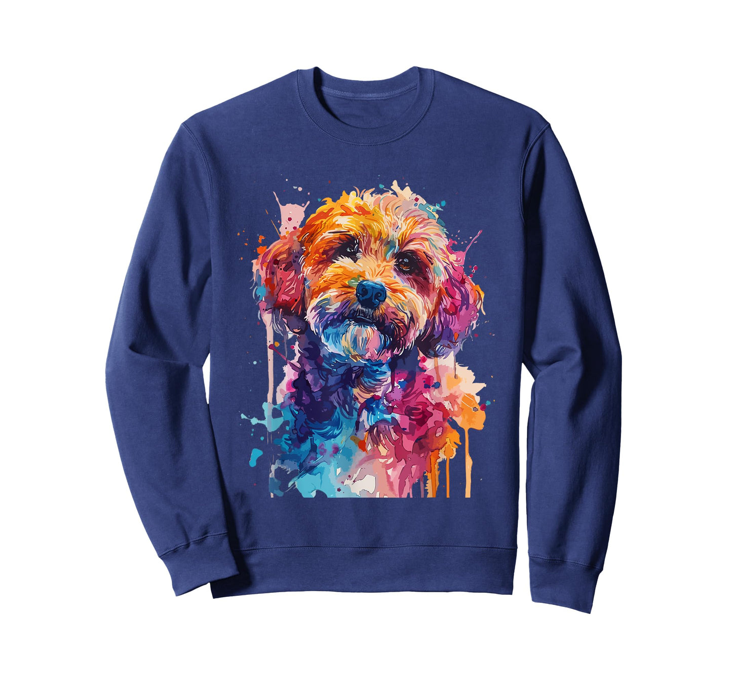 Cockapoo Lovers Pop Art Colorful Cockapoo Dog T-Shirt for Men Women Girls Kids