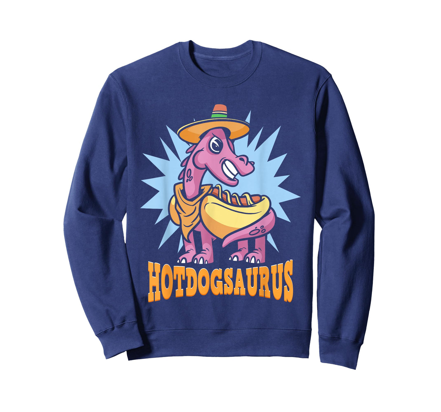 Funny Dinosaur Hot Dog | Hotdogsaurus T-Shirt
