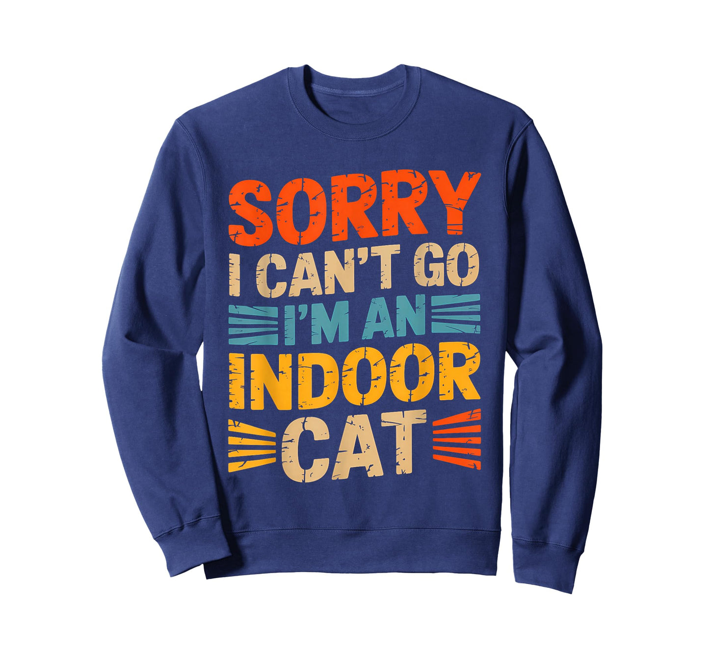 Cat Owners Introverts Sorry I Cant Go Im an Indoor Cat T-Shirt